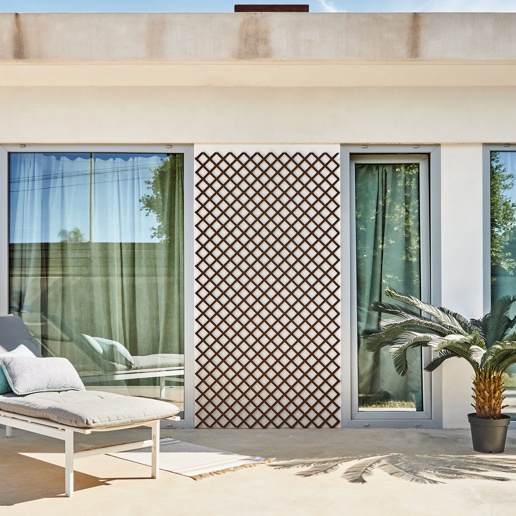 Painel decorativo fixo pvc madeira 48 mm 100x200 cm - 3