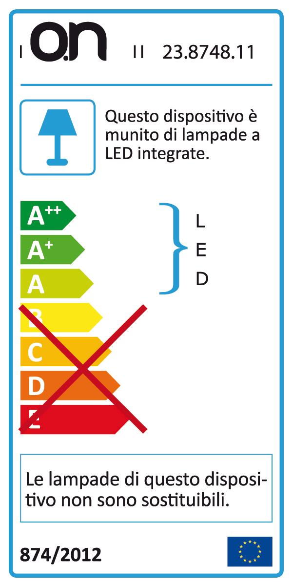 Faro da esterno Faro in acciaio, bianco, Modulo LED 10W - 2