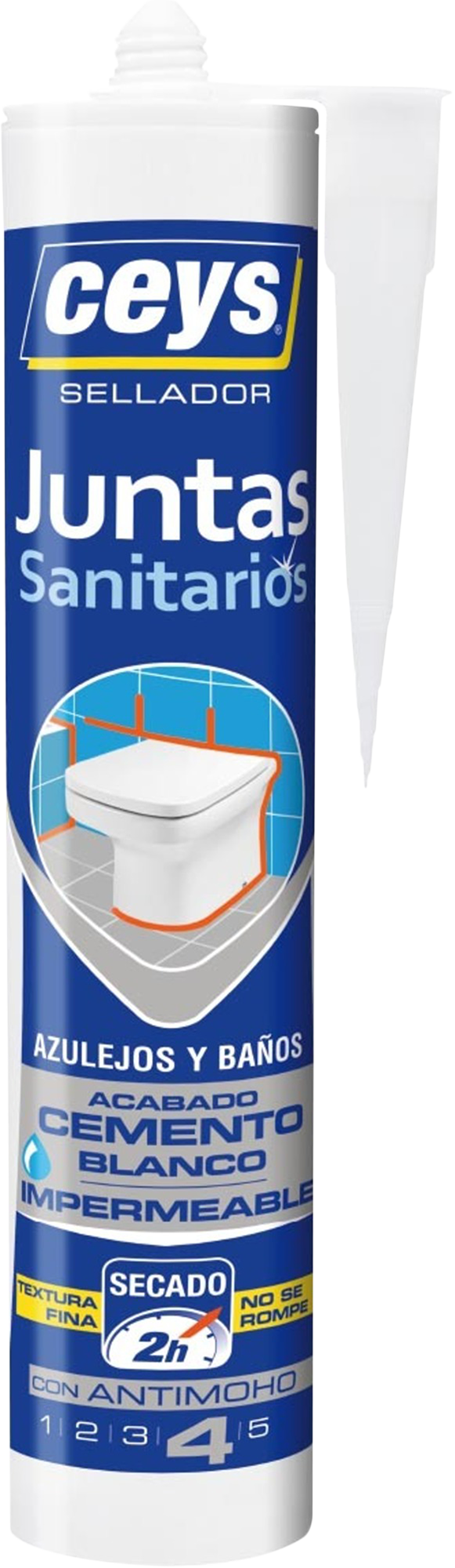 Masilla, silicona o sellador CEYS 290 ml blanco