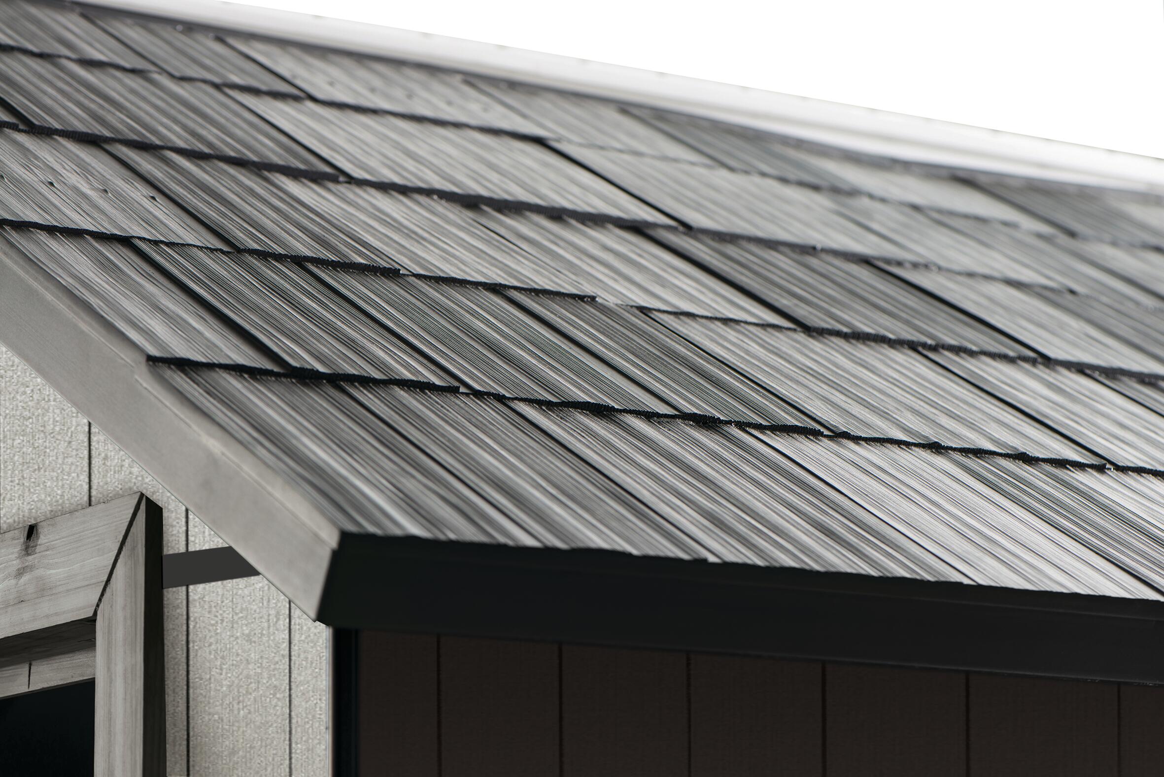 Caseta de resina Oakland de 230x242x287 cm y 5.9 m2 con 20 mm espesor y doble puerta abatible KETER - 4