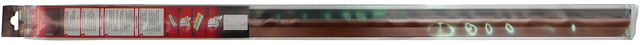 Burlete de puerta adhesivo interior BURCASA alu en color marrón, 10 mm de espesor x 4.5 cm de altura x 92 cm de longitud. Recortable. Tipo de instalación encolado.