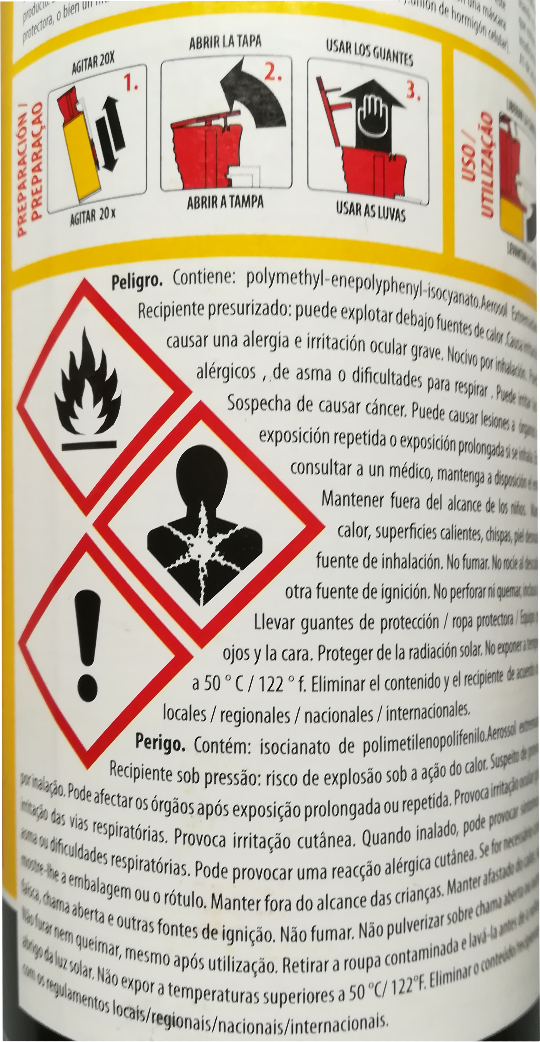 Espuma de poliuretano SOUDAL Genius B1 500 ml para puertas, ventanas y paredes en color azul. Tiempo de secado 55 minutos. Aplicación manual. - 2