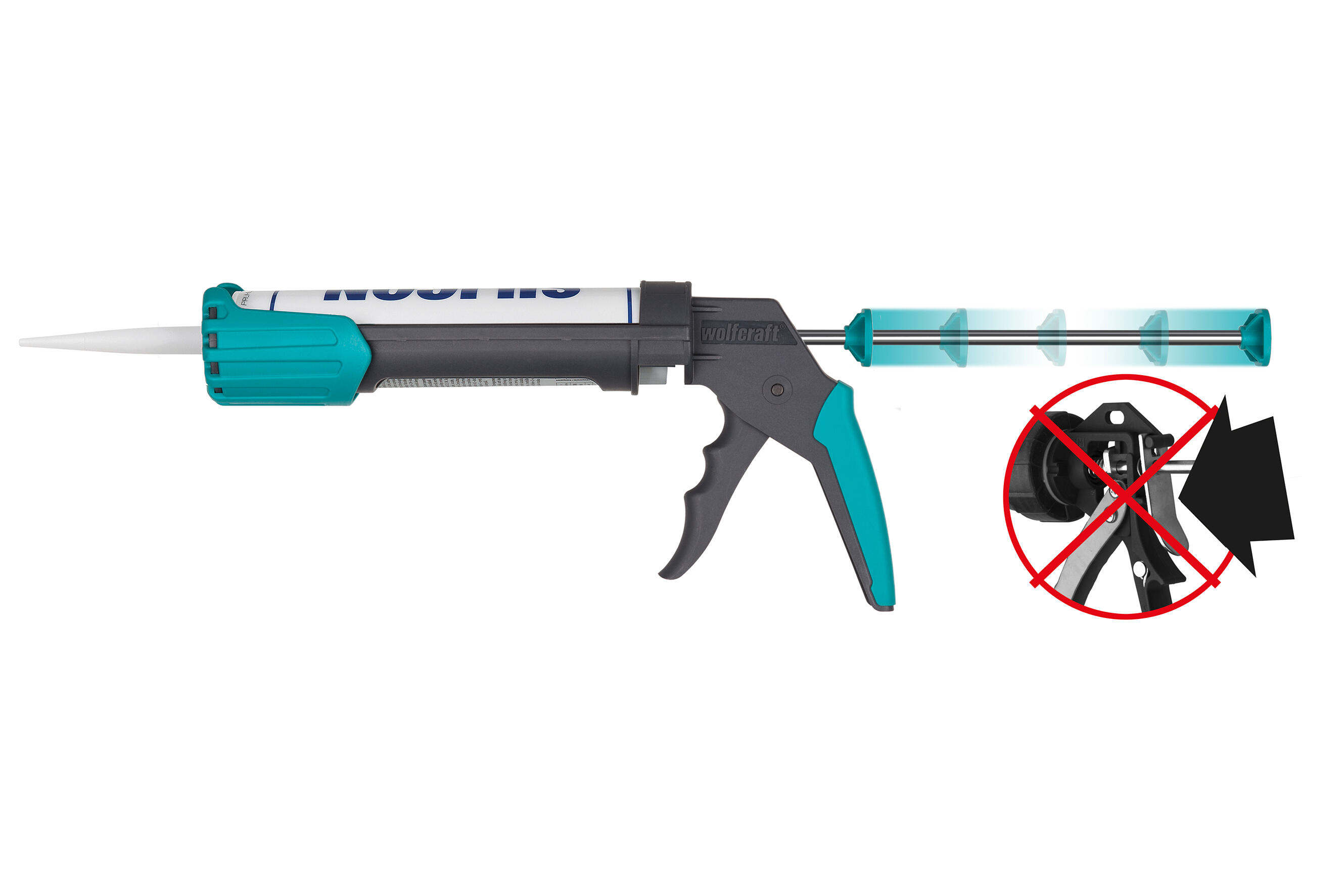 Pistola de silicone MG 200 Wolfcraft - 14