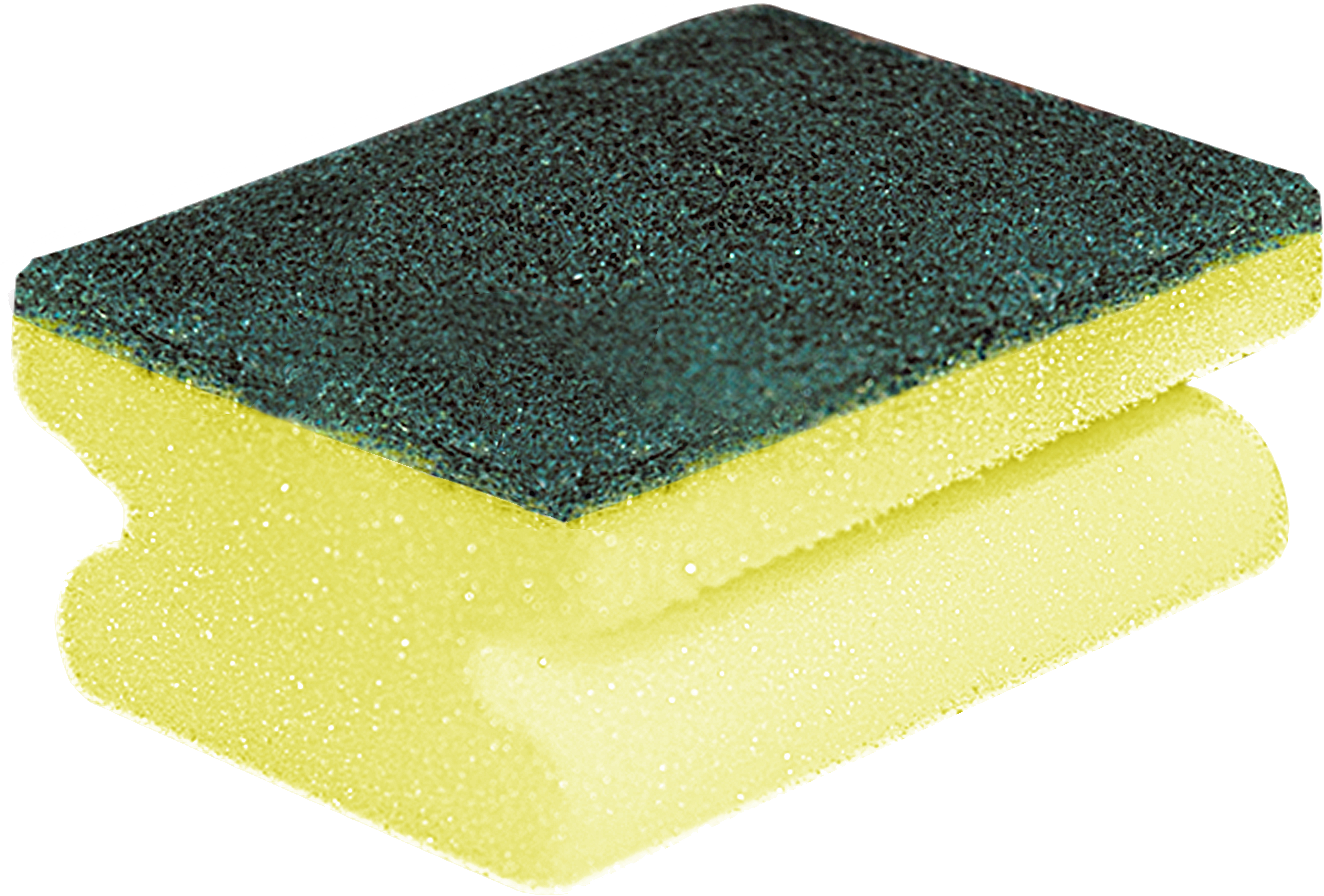 Zmywak profilowany gąbka 1 szt. żółty IMPACT - 4