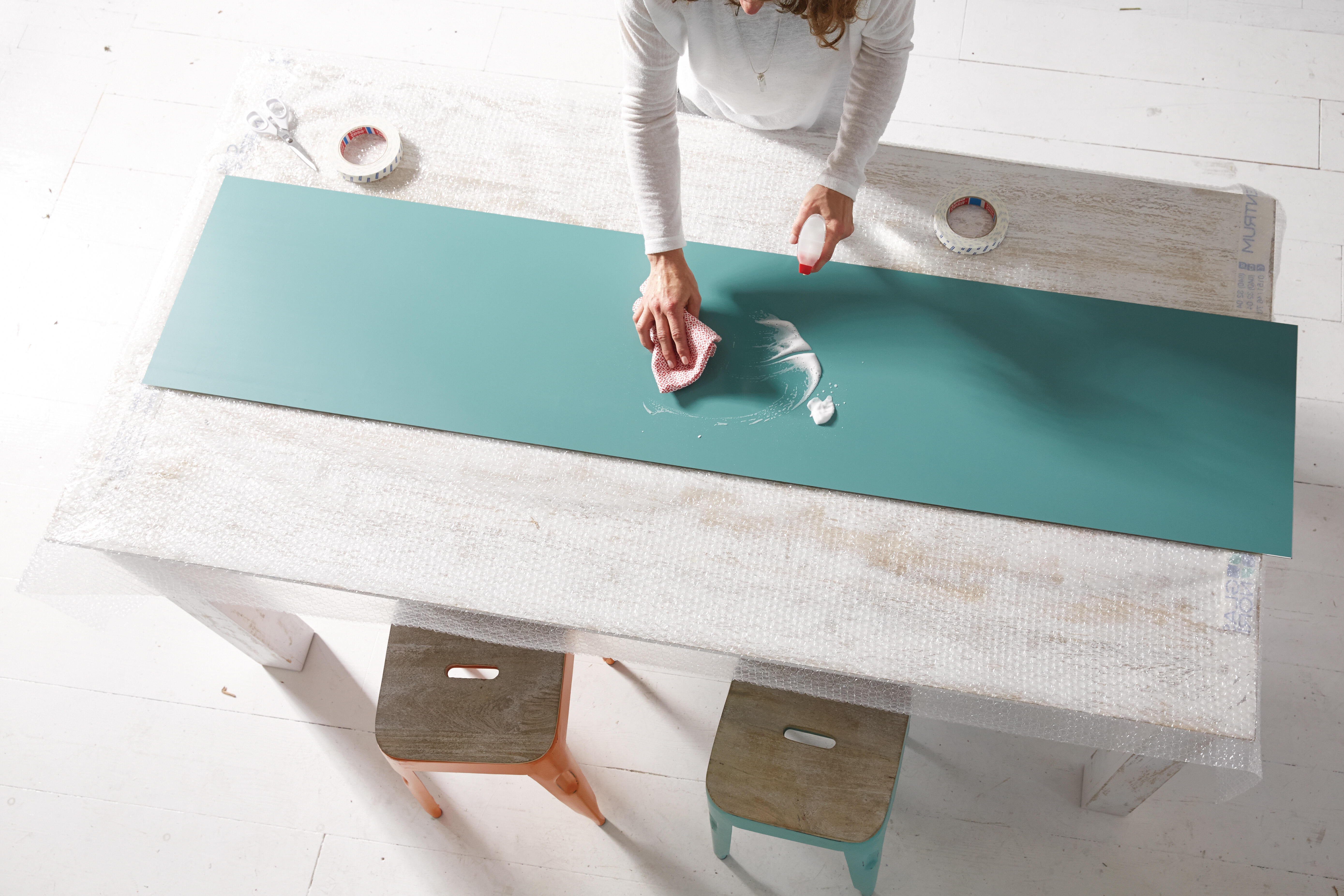 Nastro adesivo, TESA Powerbond® per specchi, biadesivo per fissaggio bianco H 19 mm x L 5 mt - 5