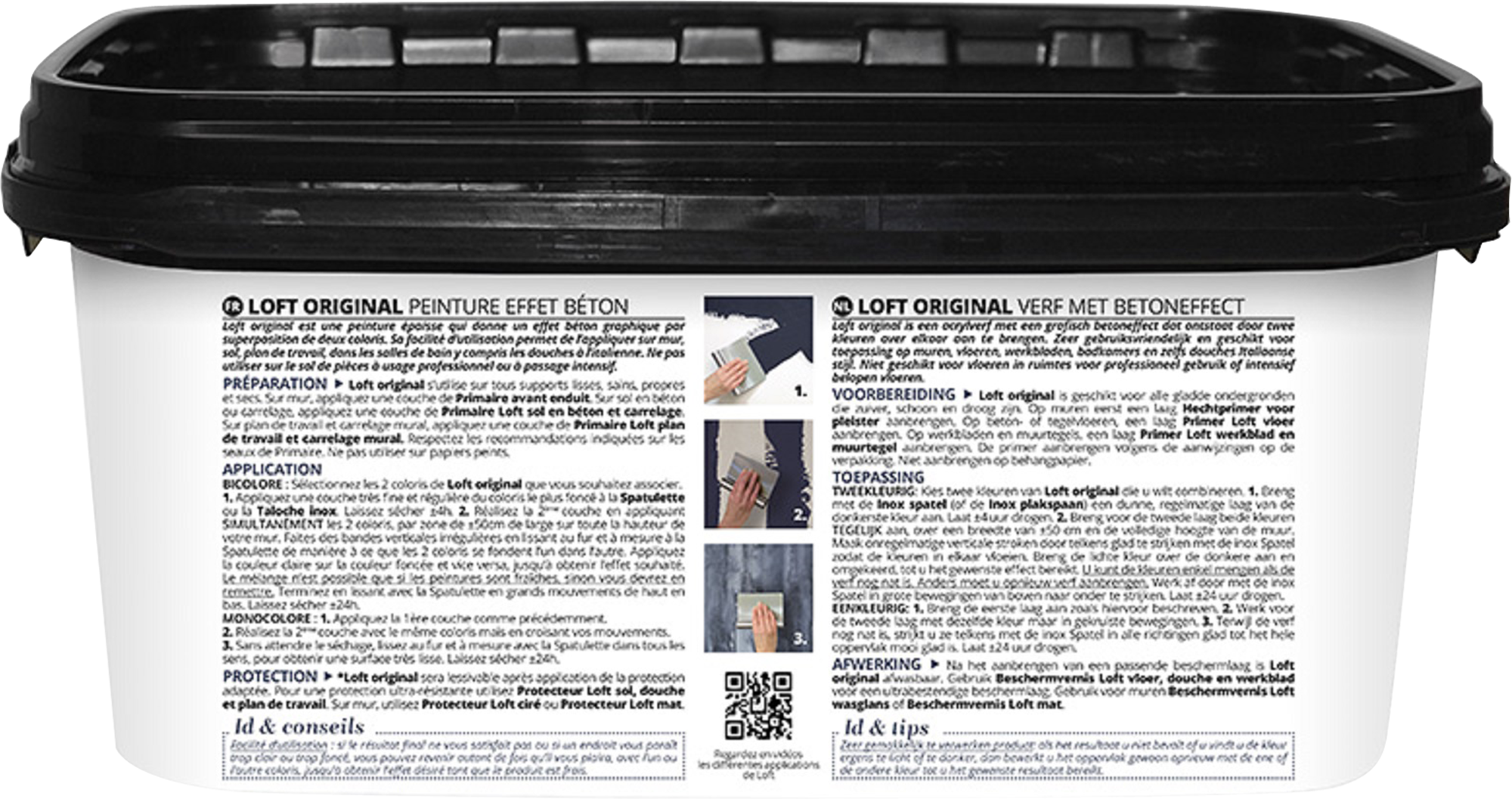 Pittura decorativa Loft Original ID effetto cemento grigio cape town 2 l - 19