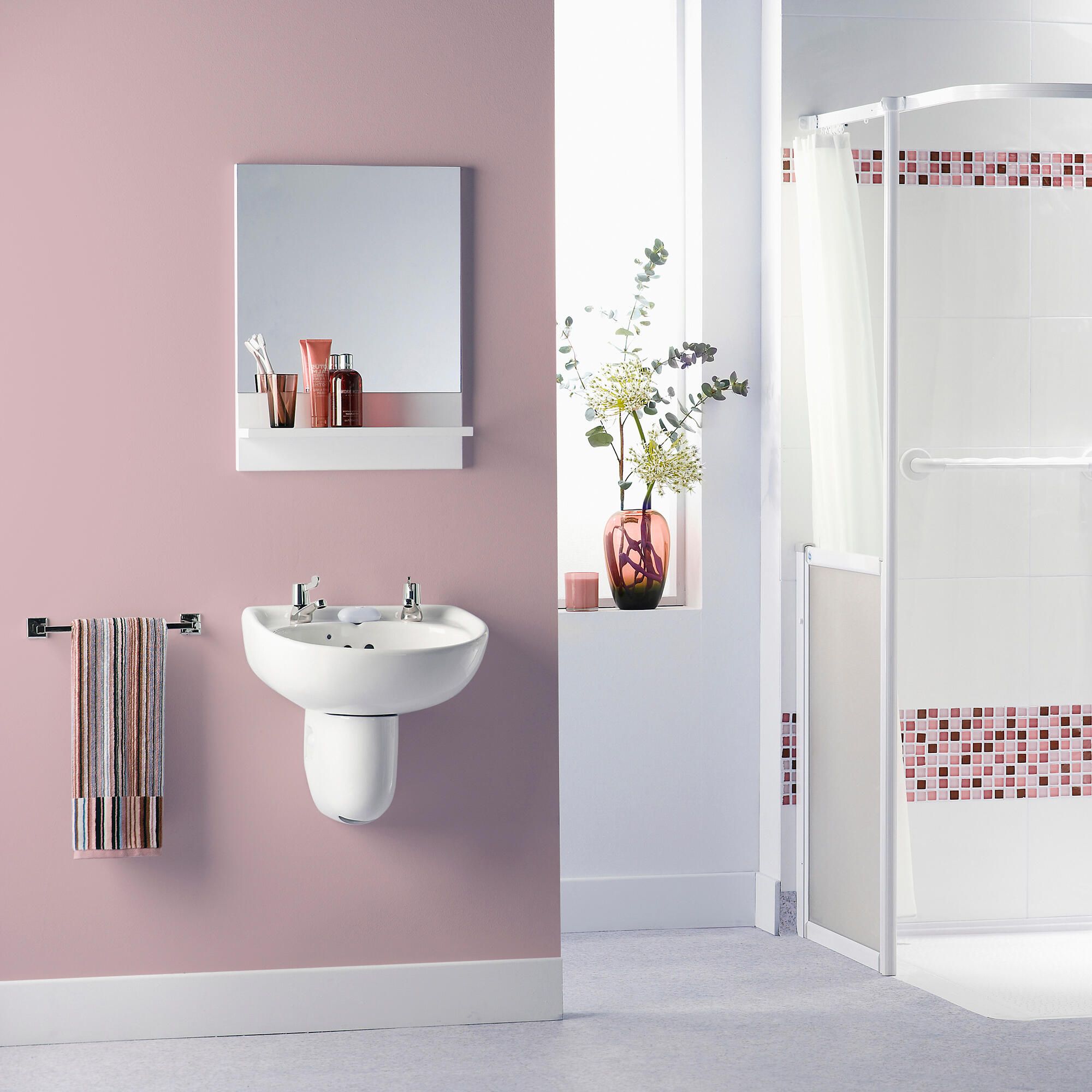 Pintura de interior Color a tu gusto REVETÓN color rojo rosado medio empolvado mate 750ml para paredes y techos - 6