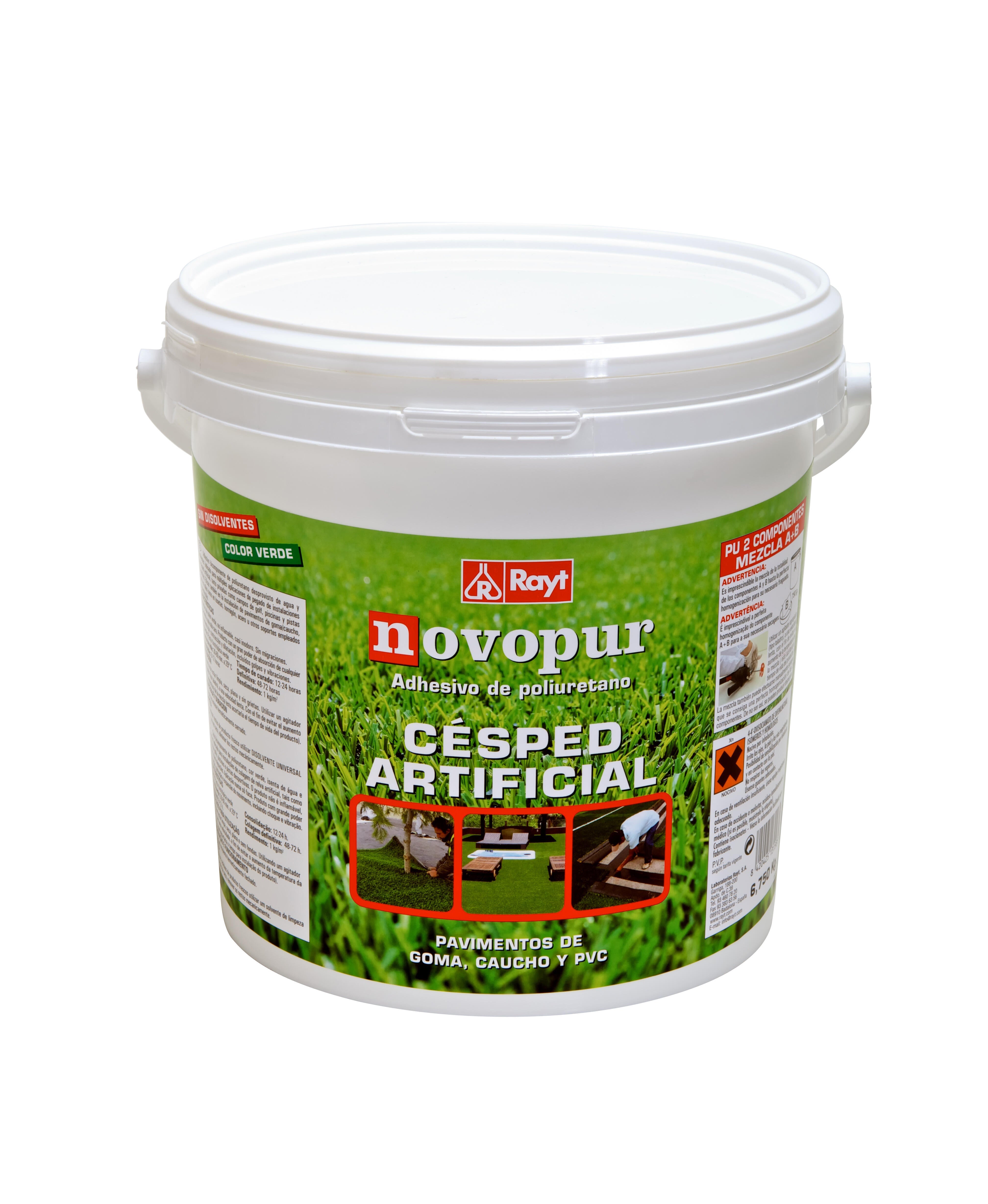 Cola verde para montaje de césped artificial NOVAPUR 6.75 kg - 2