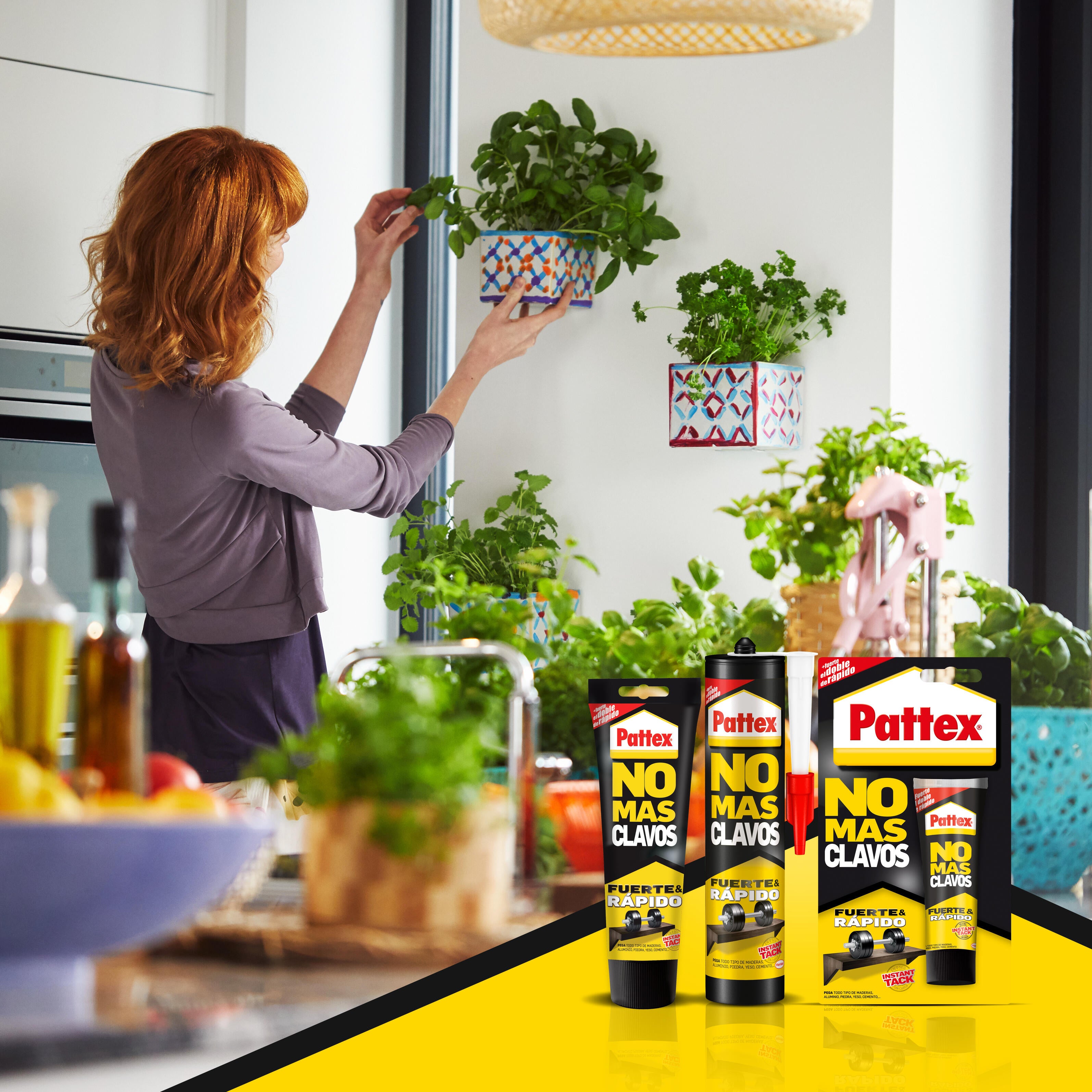 Adhesivo montaje PATTEX No Más Clavos 250 gr transparente, resiste a las heladas. Para fijar un material a una superficie. - 9