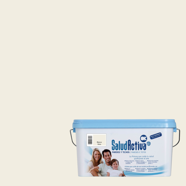 Pintura blanco roto interior: cubre y seca rápido