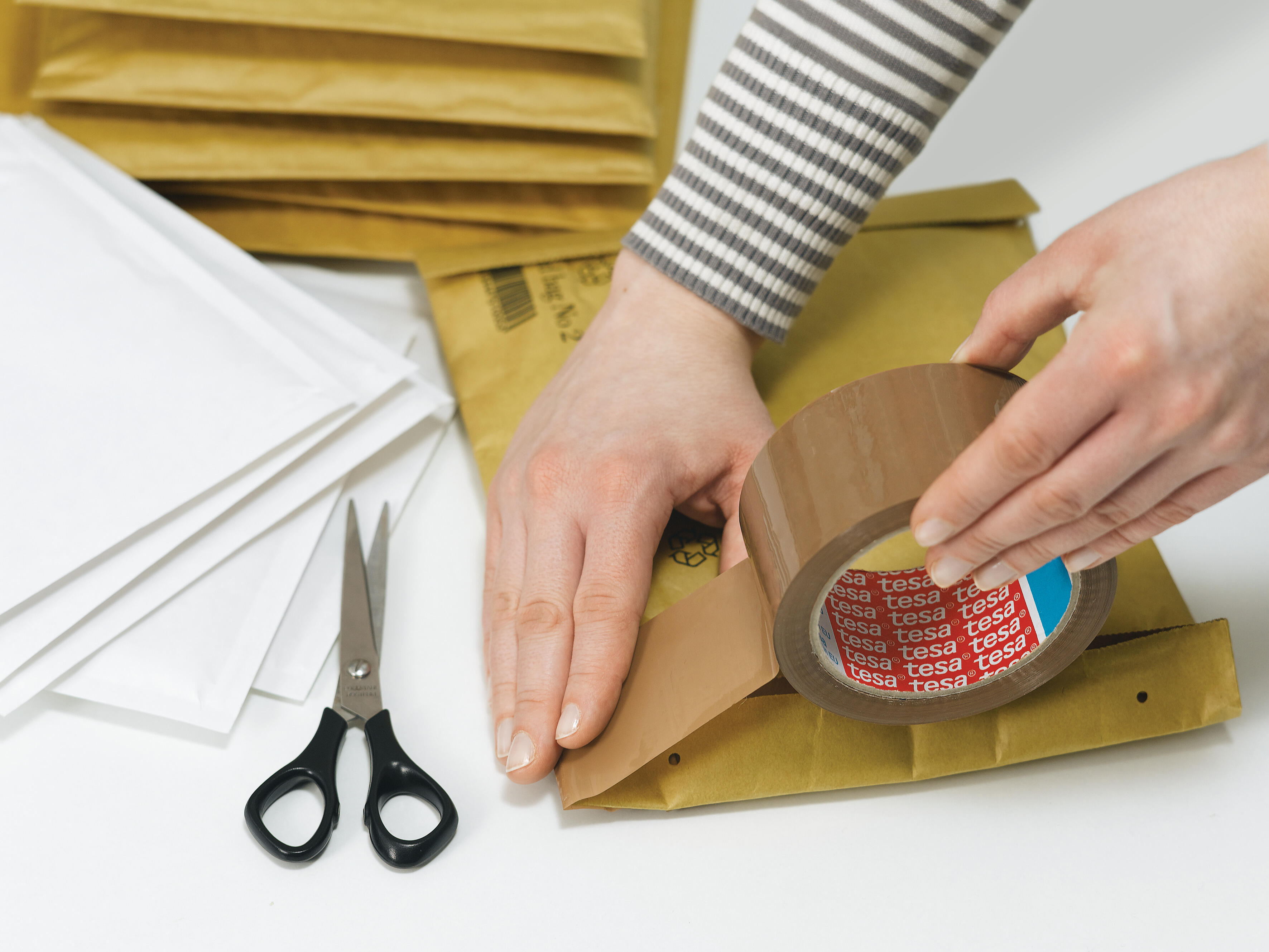 Fita de embalar 4024 66MX50MM CASTANHA - 2