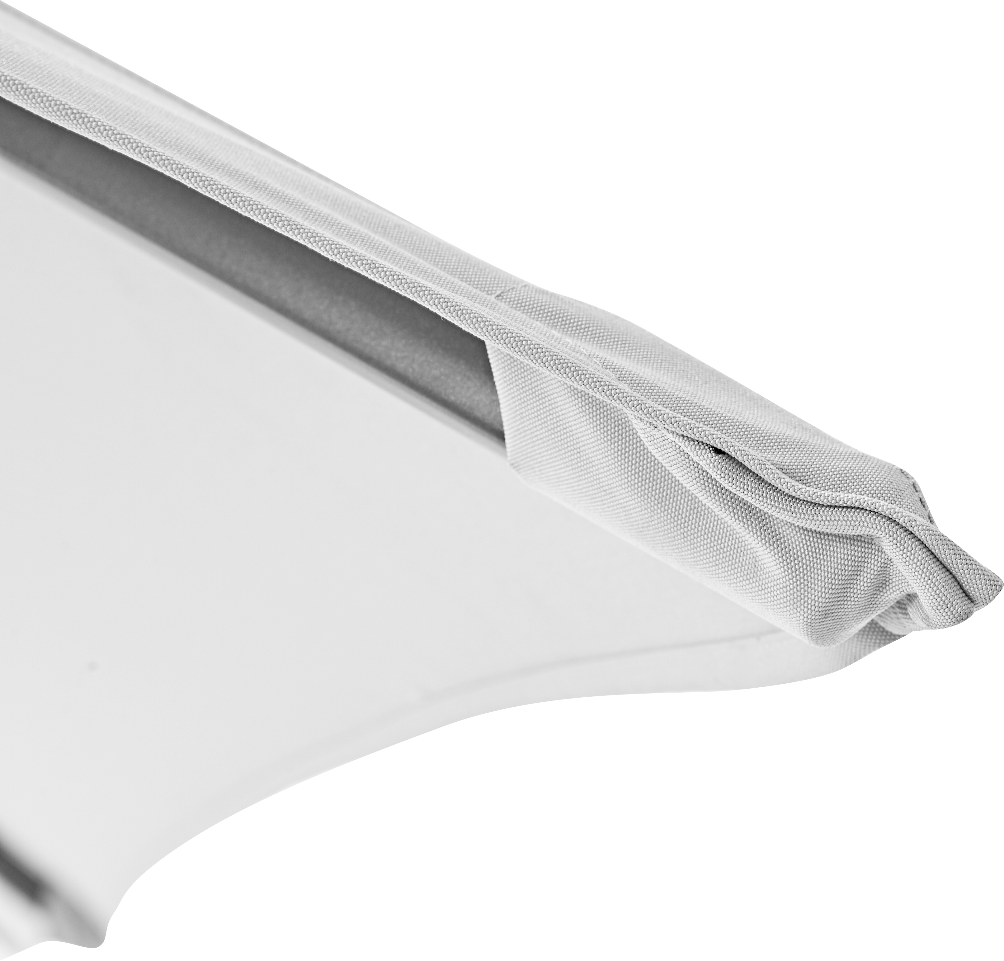Ombrellone a palo laterale grigio Sonora NATERIAL con telo rettangolare bianco L 391 x P 282 x H 274 cm - 16