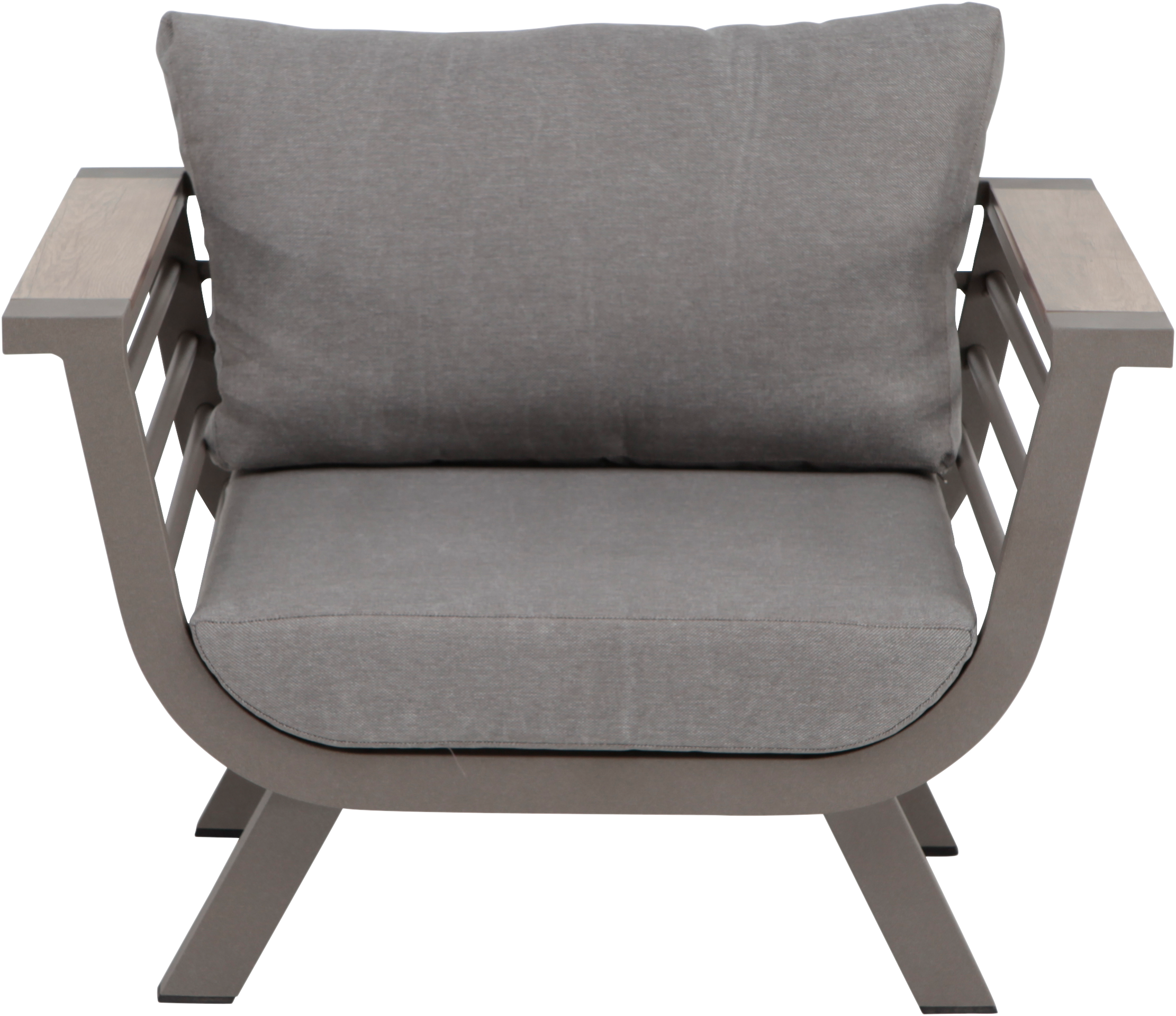 Set de porche de aluminio y madera NATERIAL Neckar 5 personas - 17