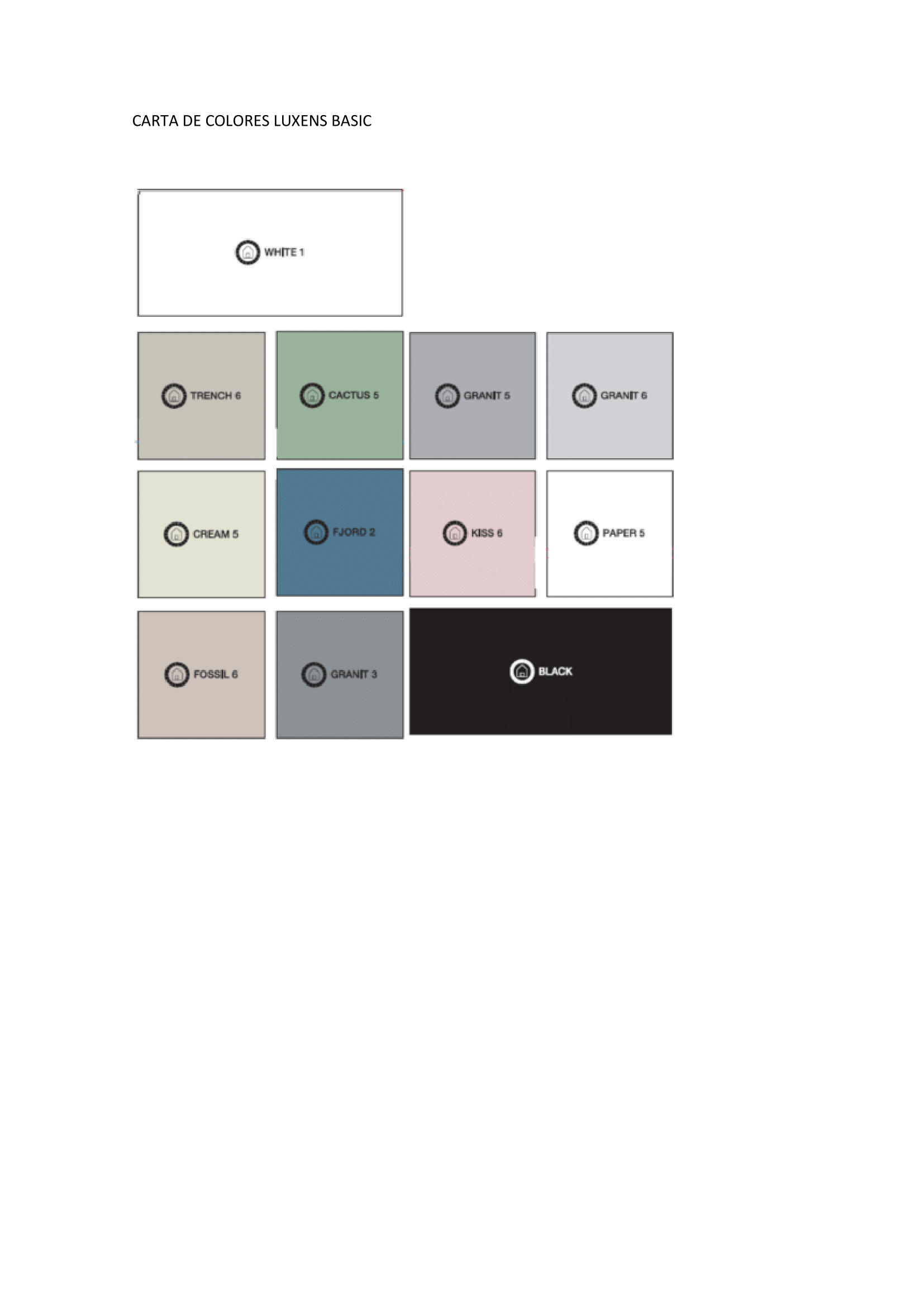 Tinta de interior mate 4L granit 5 Luxens basic - 4