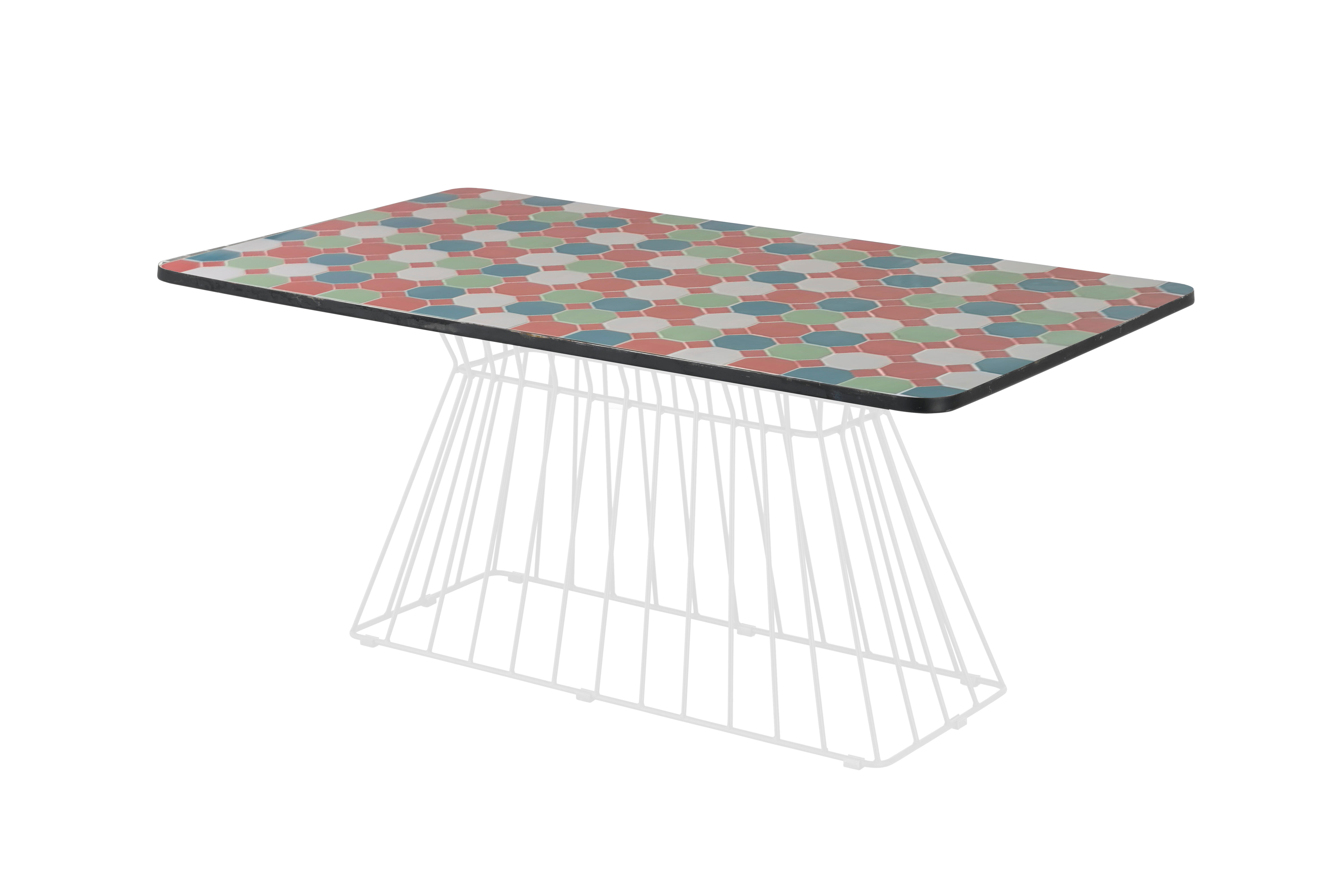 Tablero para mesa de exterior de cerámica alhambra color 90x160 cm