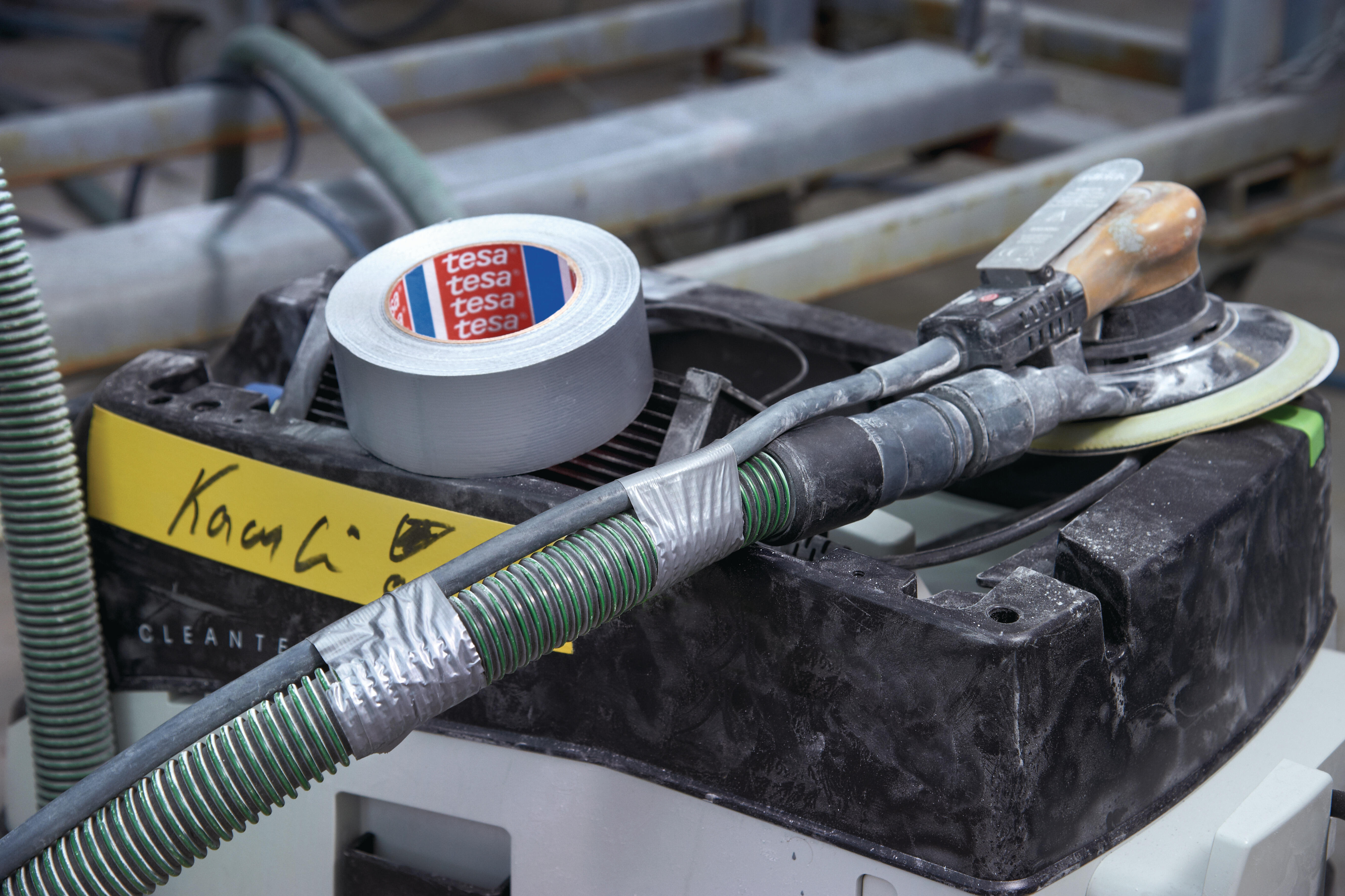 Fita de reparação 50X50 mm ExtraPower cinza Tesa - 3