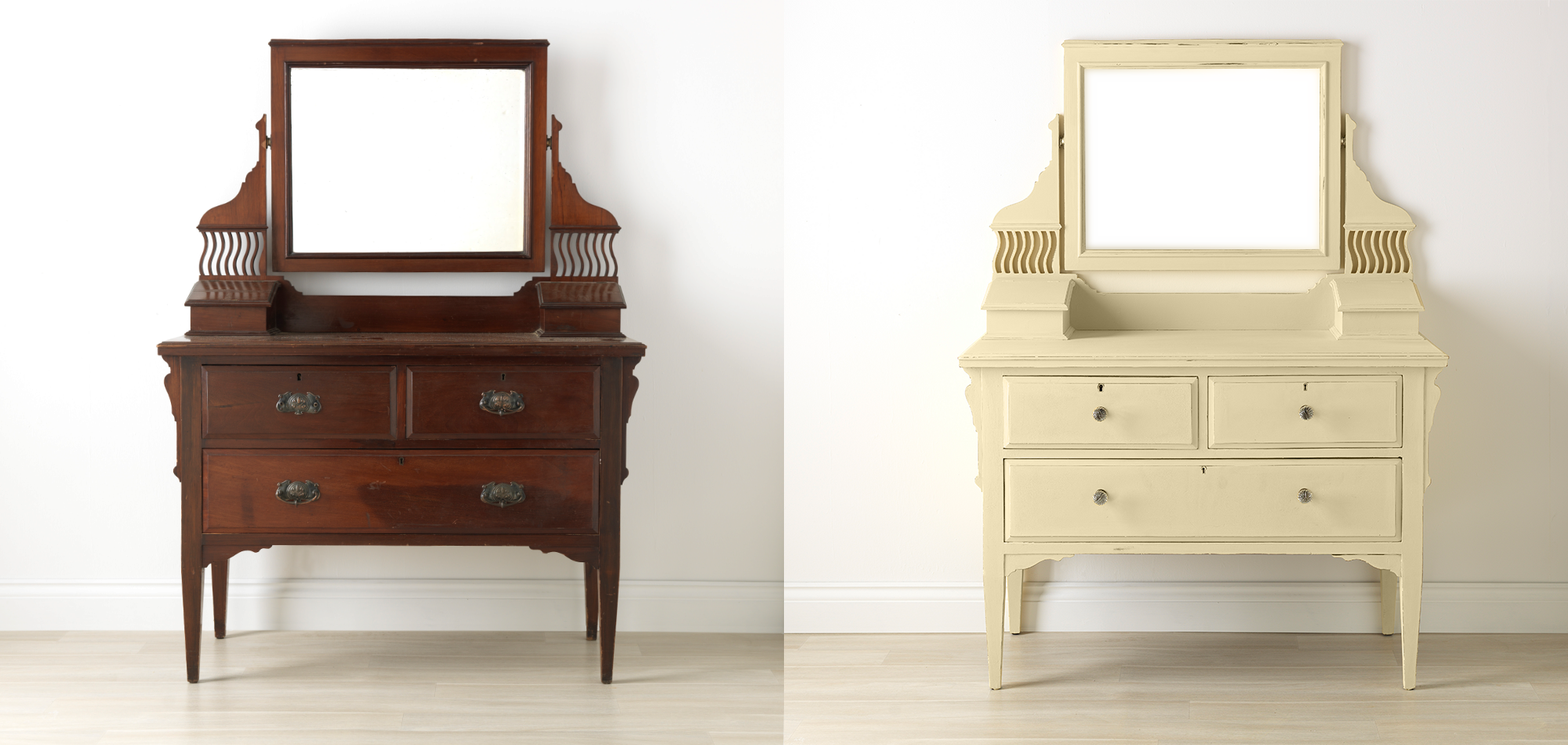 Pintura a la tiza CHALKY FINISH RUST-OLEUM 125 ml crema - 6