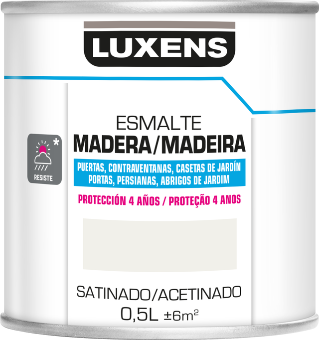 Tinta madeira LUXENS ACETINADO LUX 4A 0.5L BRANCO