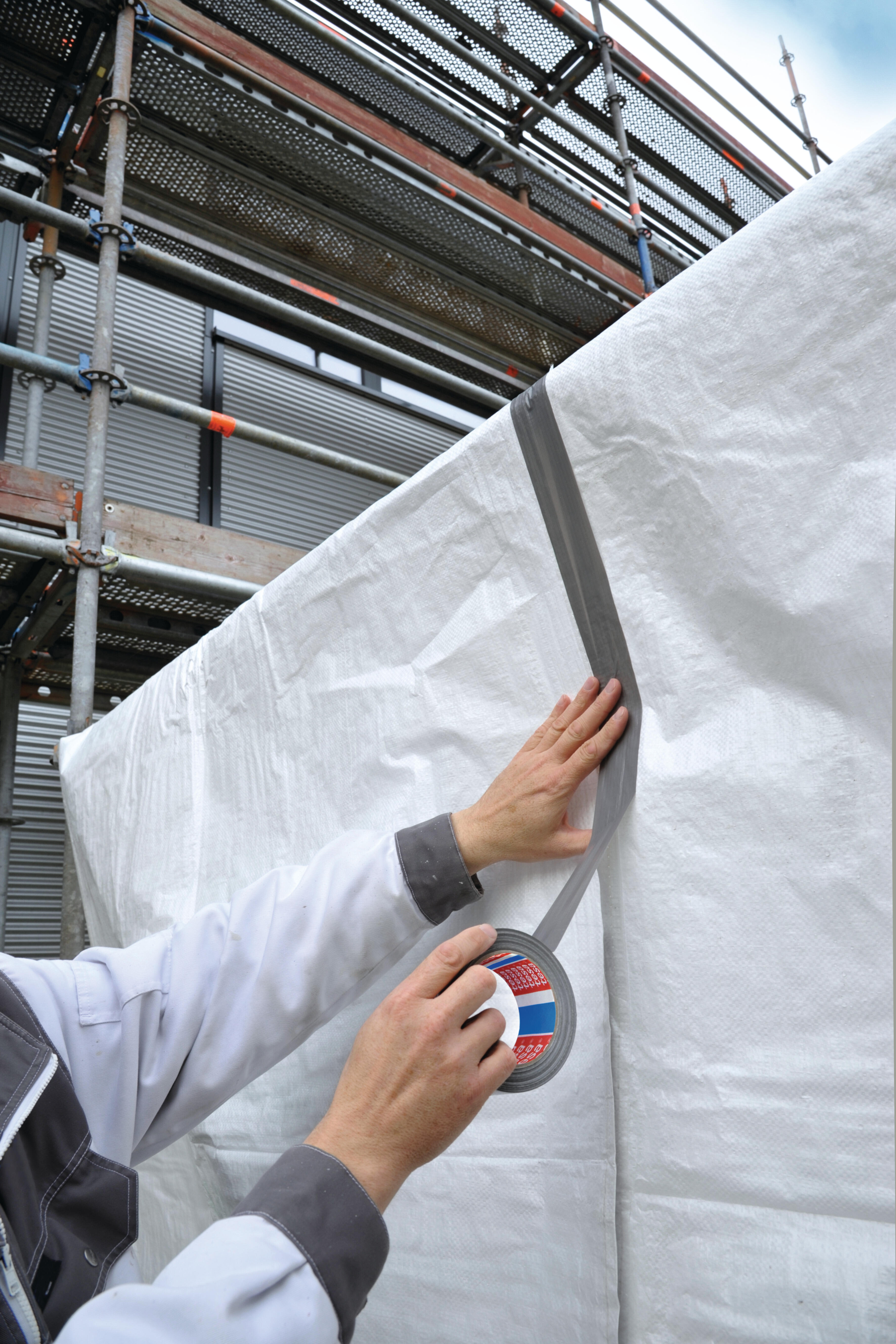 Fita de reparação 50X50 mm ExtraPower cinza Tesa - 4