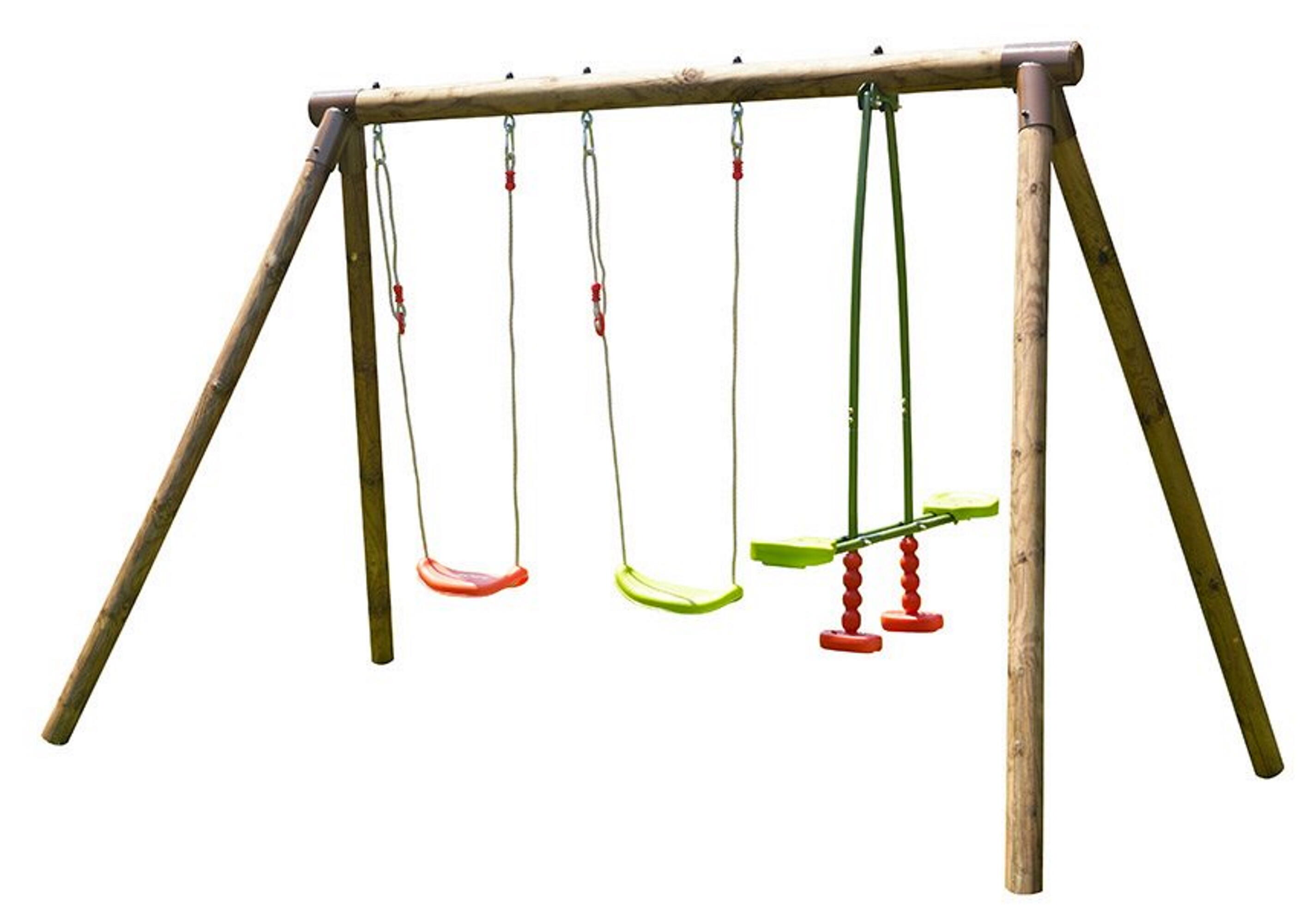 Zona de juegos soulet pacco madera 166x195x295cm