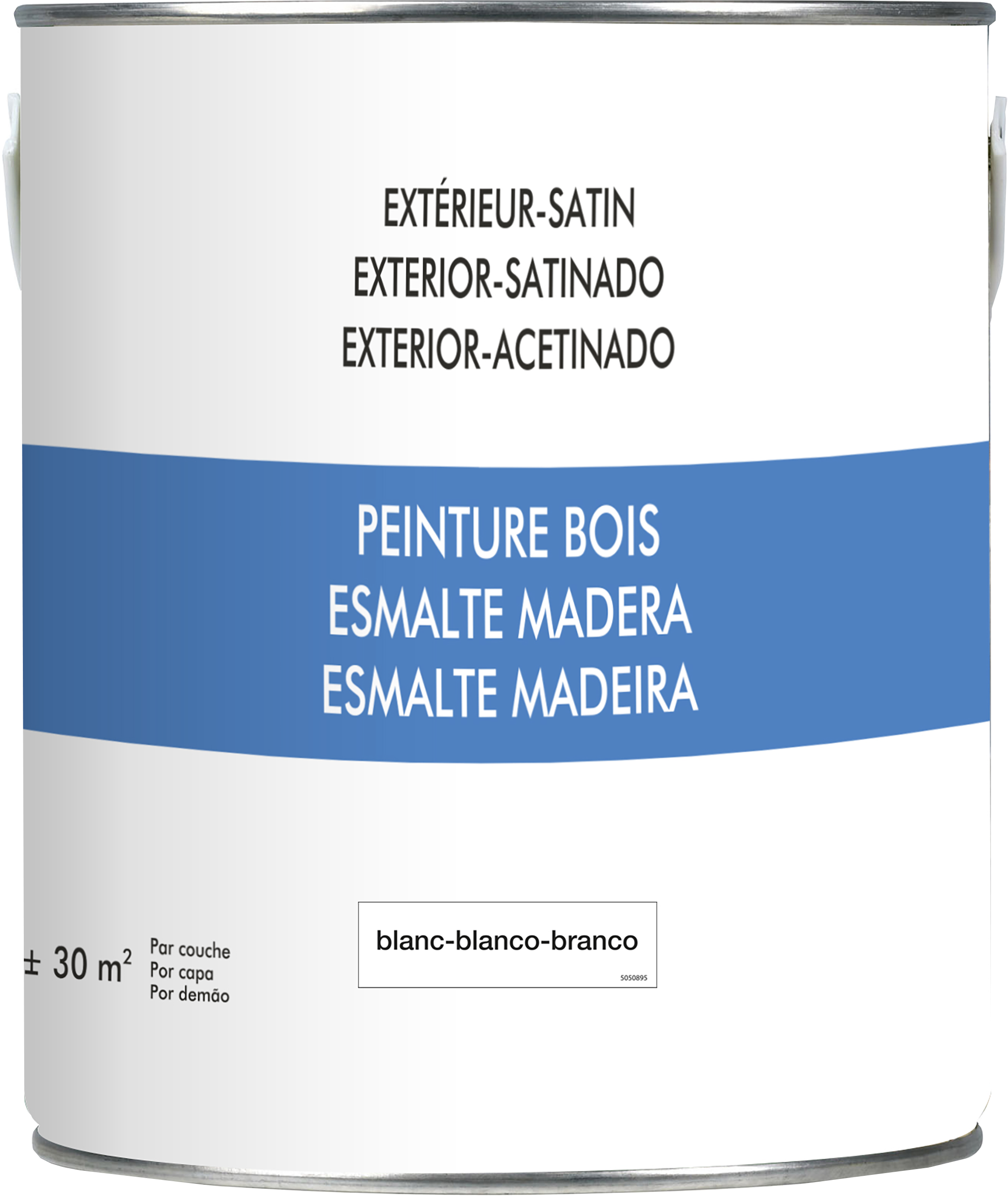 Tinta exterior para madeira ACETINADO 2.5L BRANCO - 3