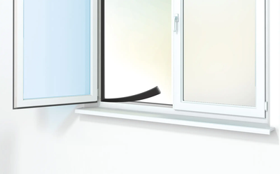 Cepillo autoadhesivo perfil V para aislamiento de puertas y ventanas  correderas 