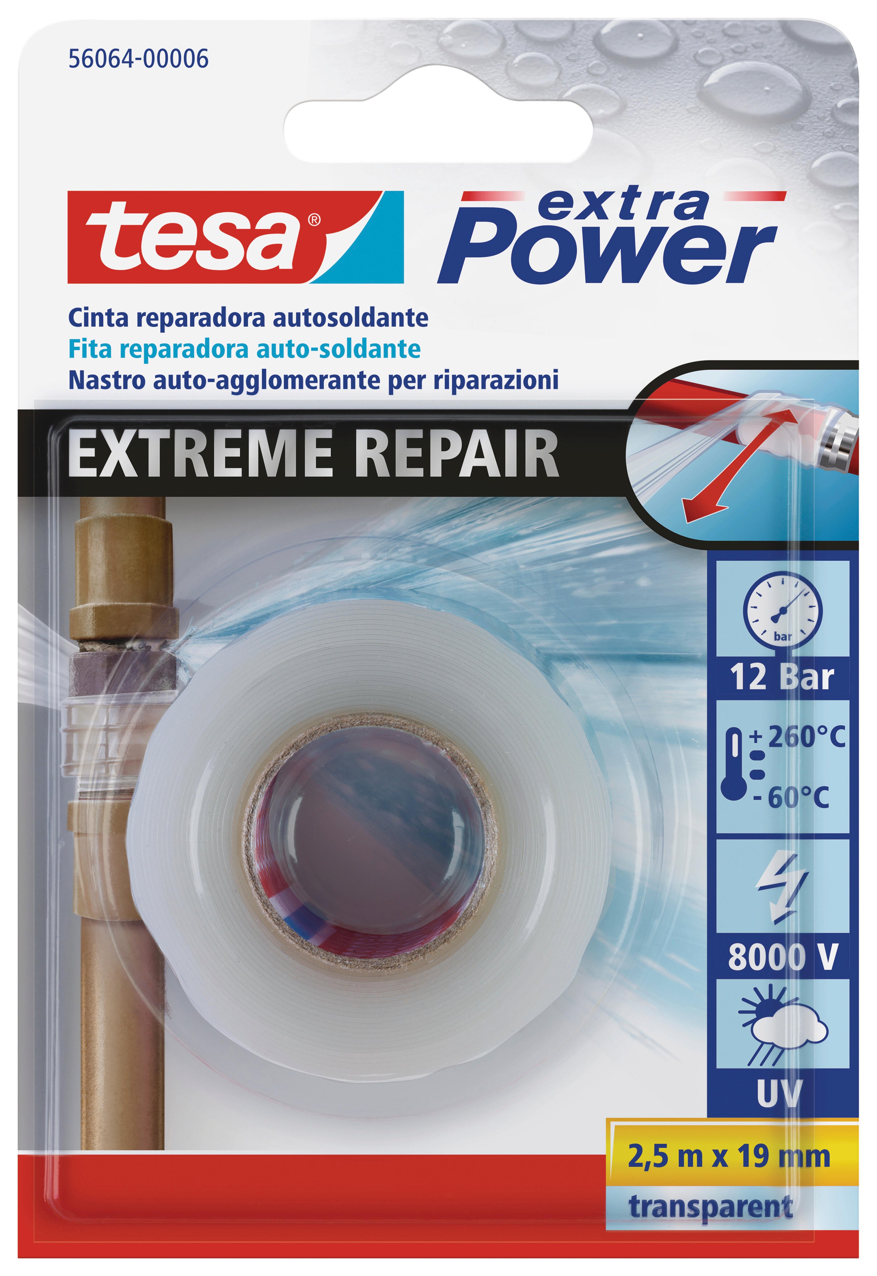 Fita adesiva EXTRAPOWER TESA TRANSPARENTE 2.5MX19MM - 4
