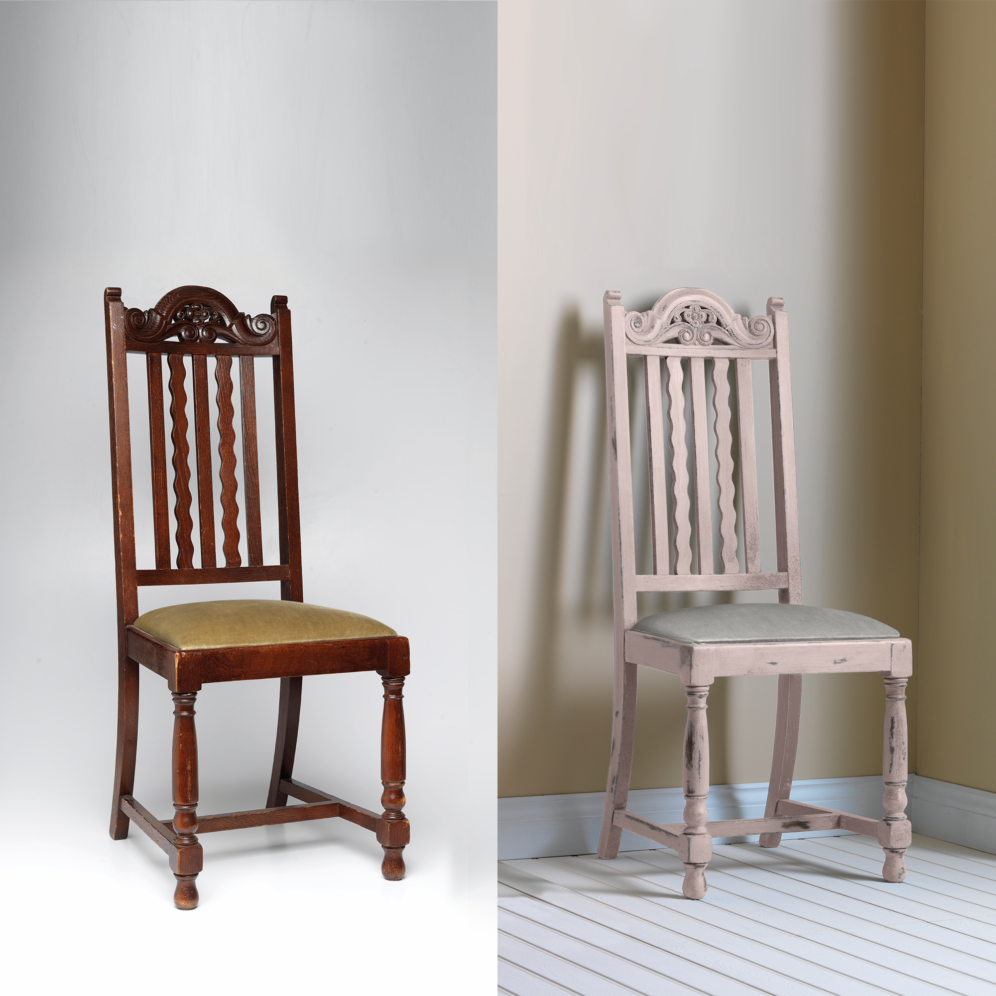 Pintura a la tiza spray CHALKY FINISH RUST-OLEUM 400 ml rosa porcelana - 9