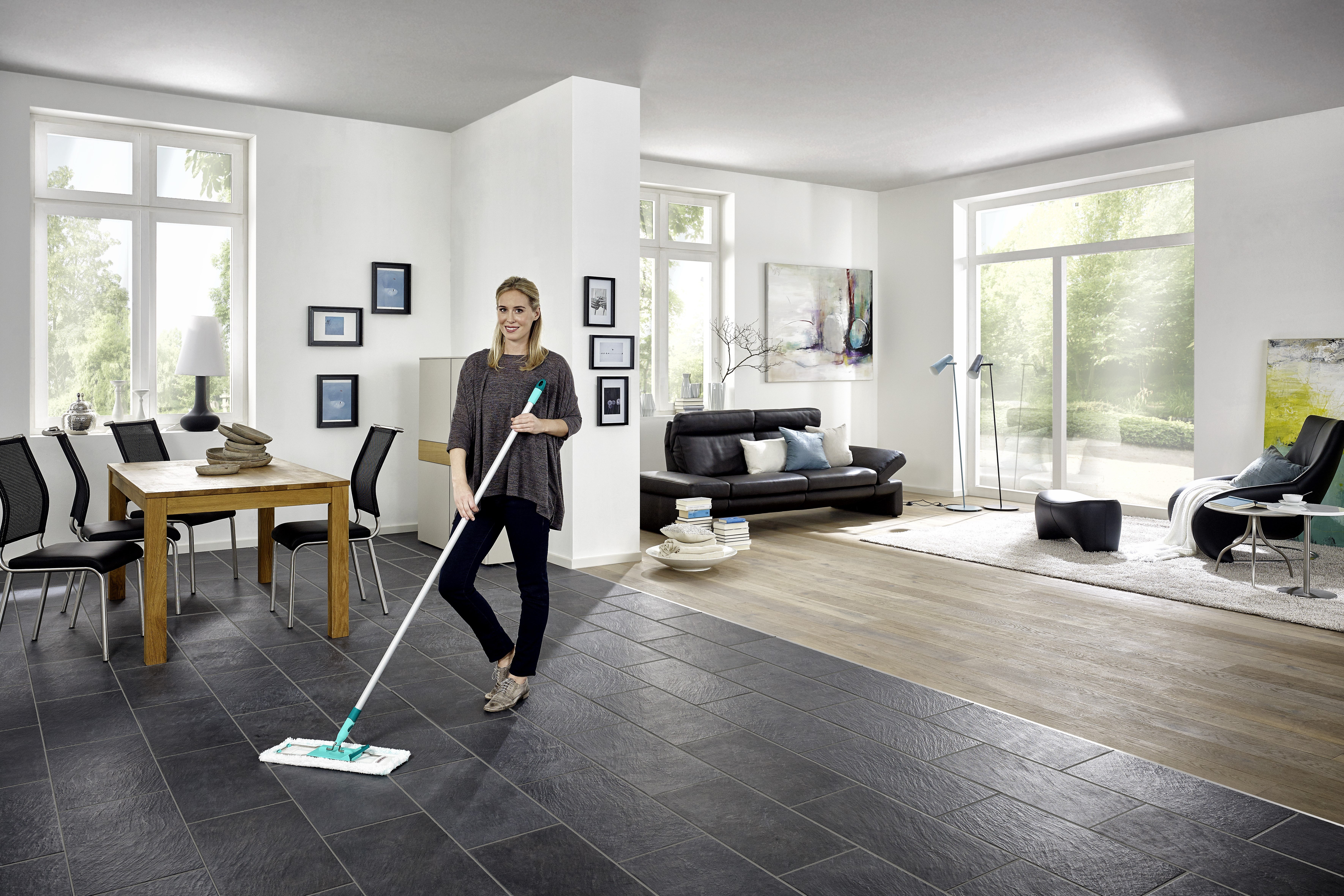 Mopa semi profissional XL micro duo aluminio LEIFHEIT - 6