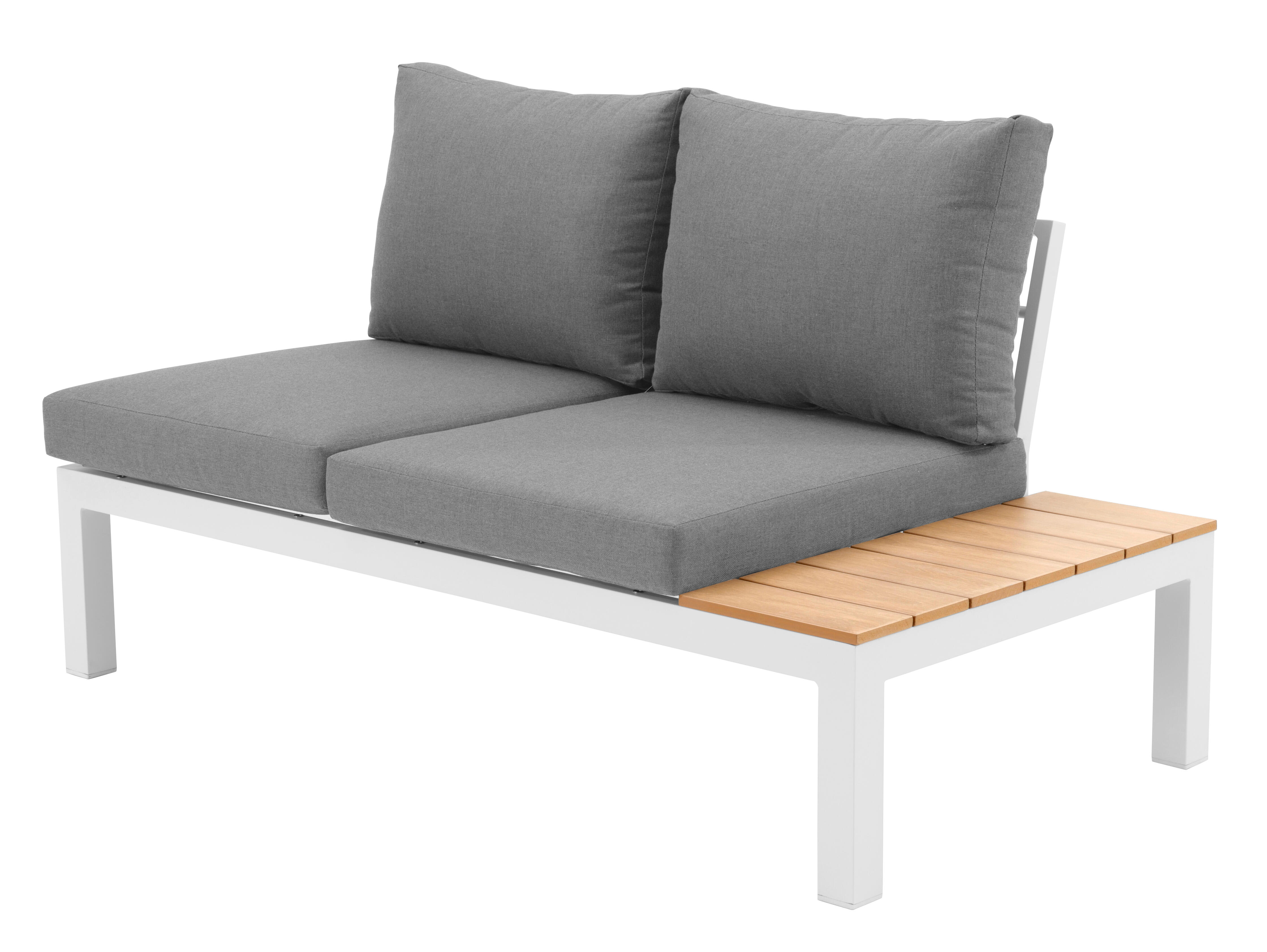 Sofá lateral de jardín de aluminio Little San Diego. Parte conjunto - 6