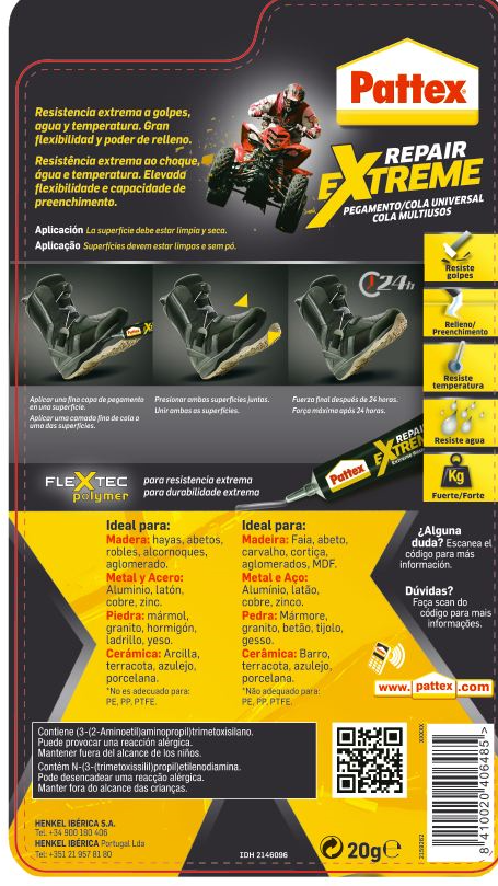 Cola universal REPAIR EXTREME PATTEX 20G - 3