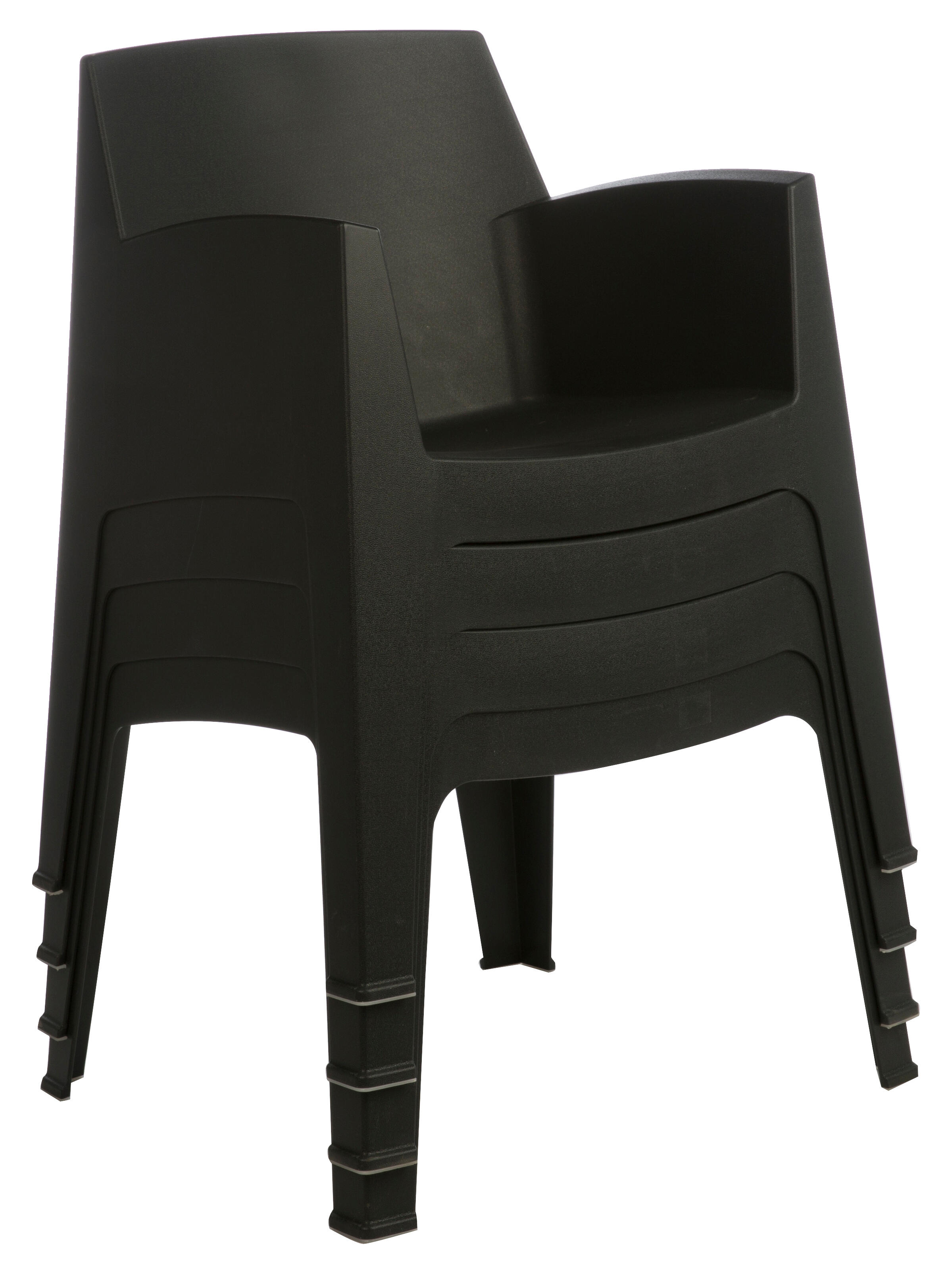 silla de jardin de polipropileno master gris