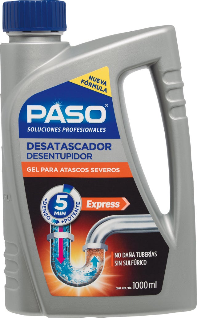 Desentupidor gel canos profissional 1 L Paso Ceys