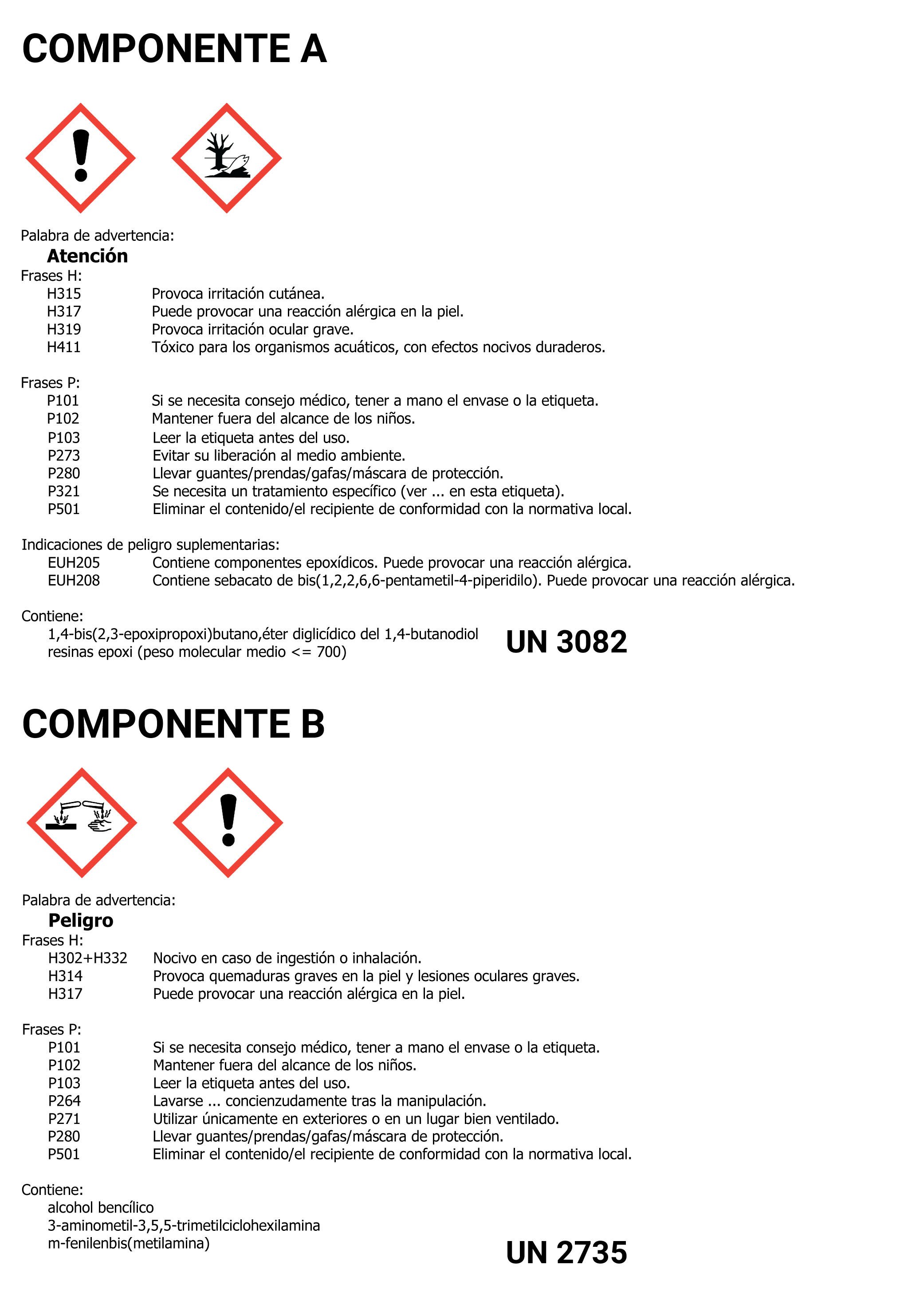 Resina color transparente para suelos EUROTEX brillante 600gr dos componentes (A+B) - 2