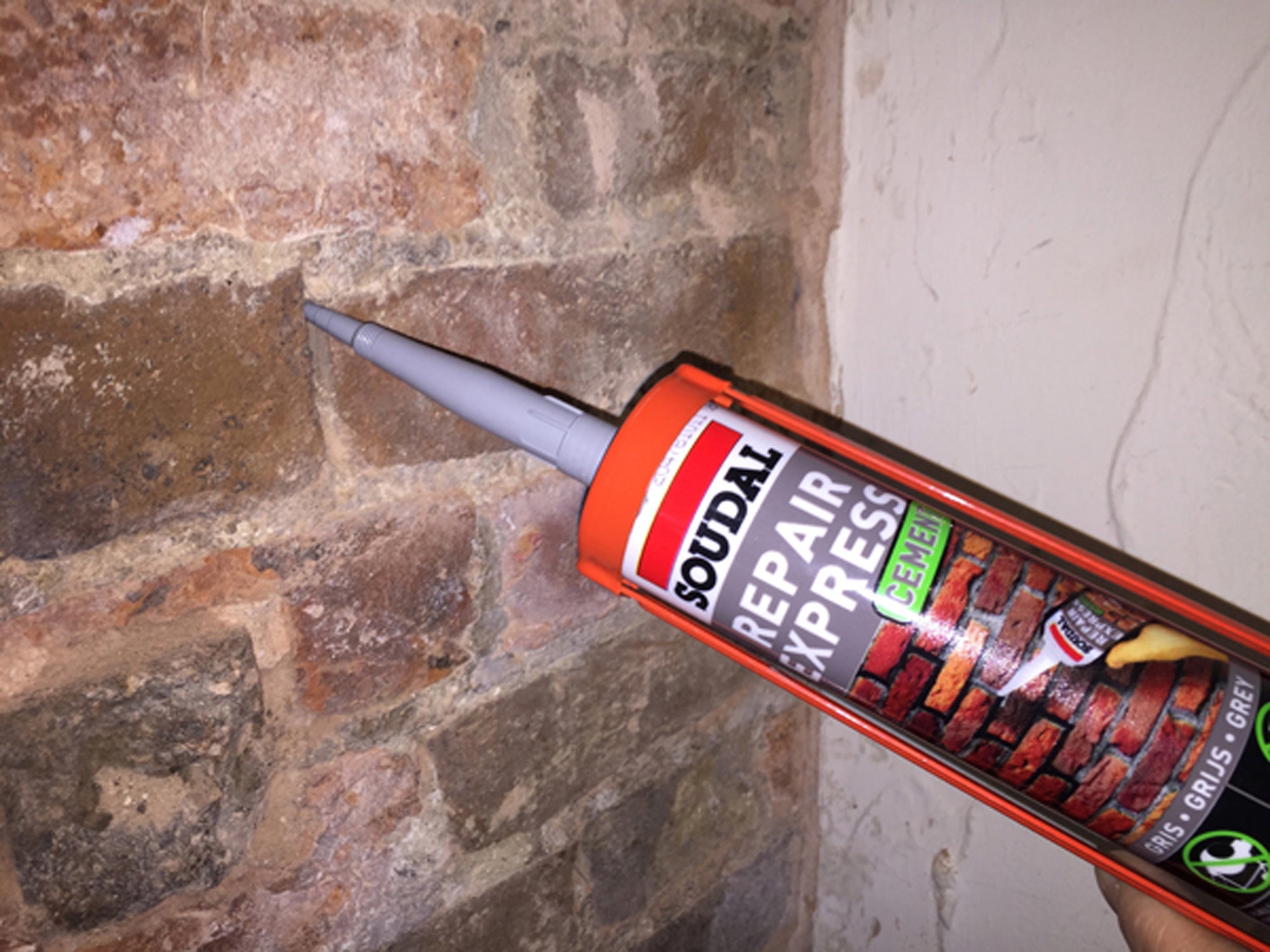 Silicona repair express cemento 290 ml gris - 4