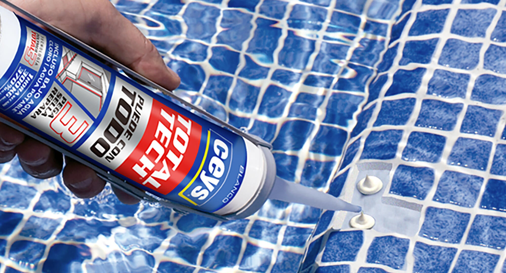 Cola e veda total tech universal 290 ml branco Ceys - 3