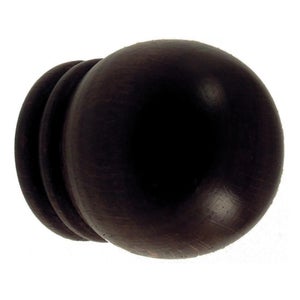 Bastone per tende in Legno Per Finestre, 29mm Diametro Decorativo Aste Per Tende con 2 Staffa Di Supporto E Viti Robusto Singtola Bastone Per Camera Da Letto Cucina Ufficio-B-160CM
