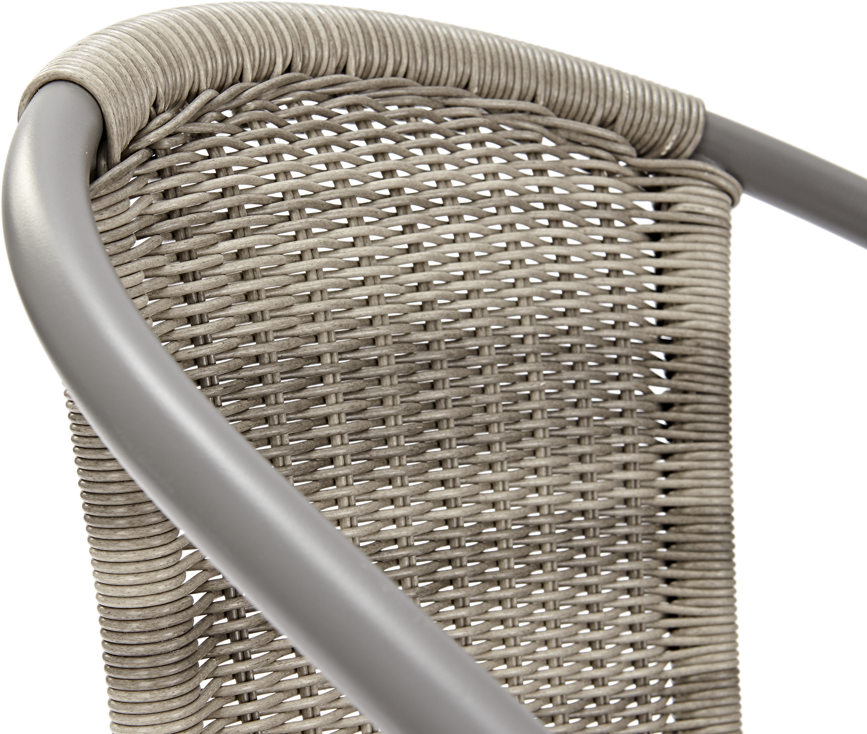 Silla de exterior de acero NATERIAL Elia beige - 7