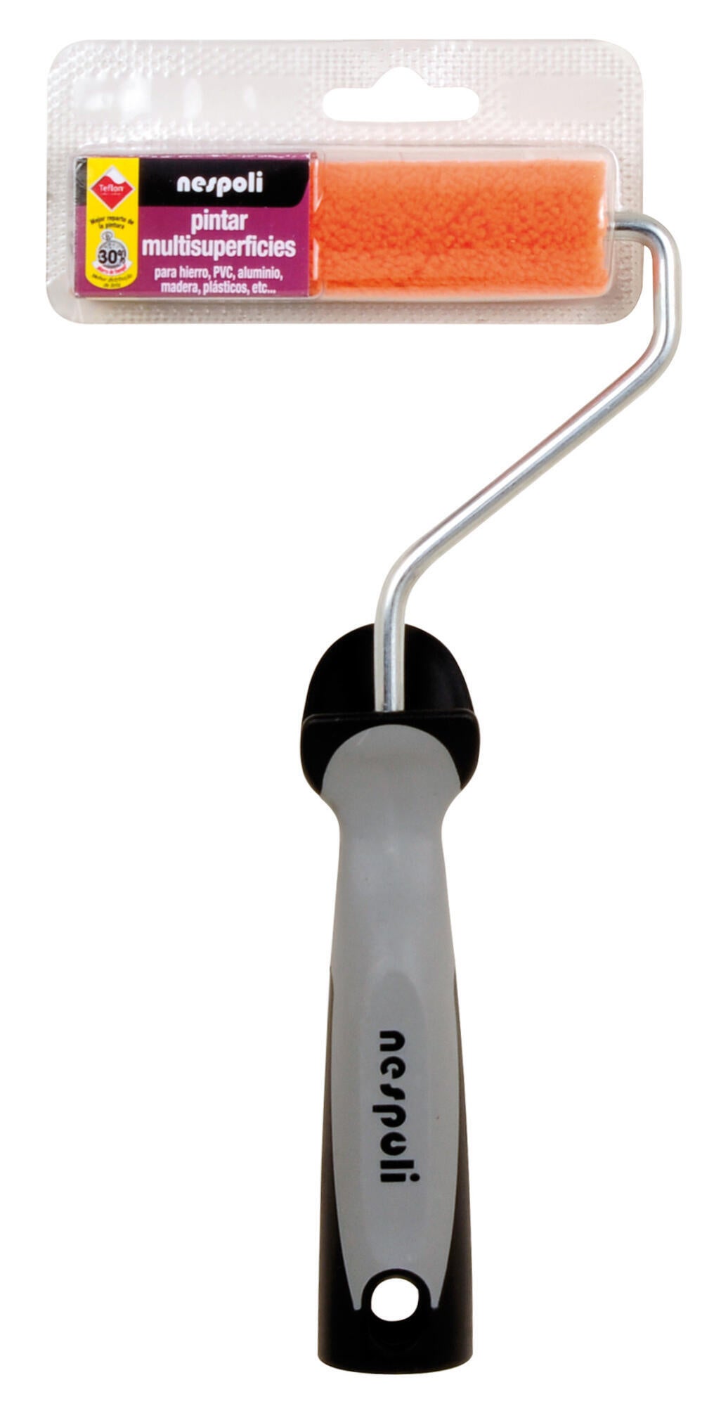 Rodillo de teflón para multisuperficies de 11 cm