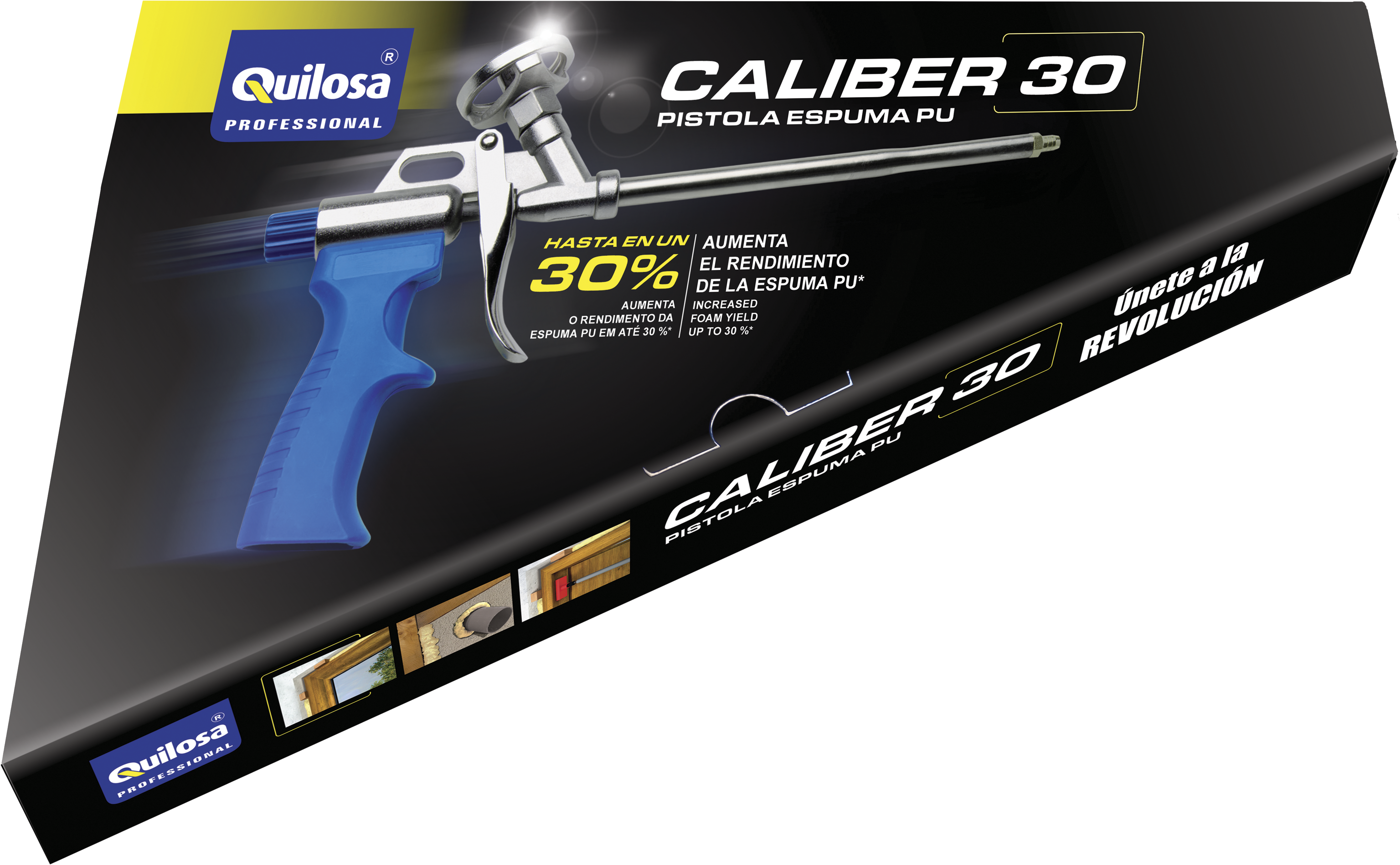 Pistola para espuma quilosa Pro caliber - 2