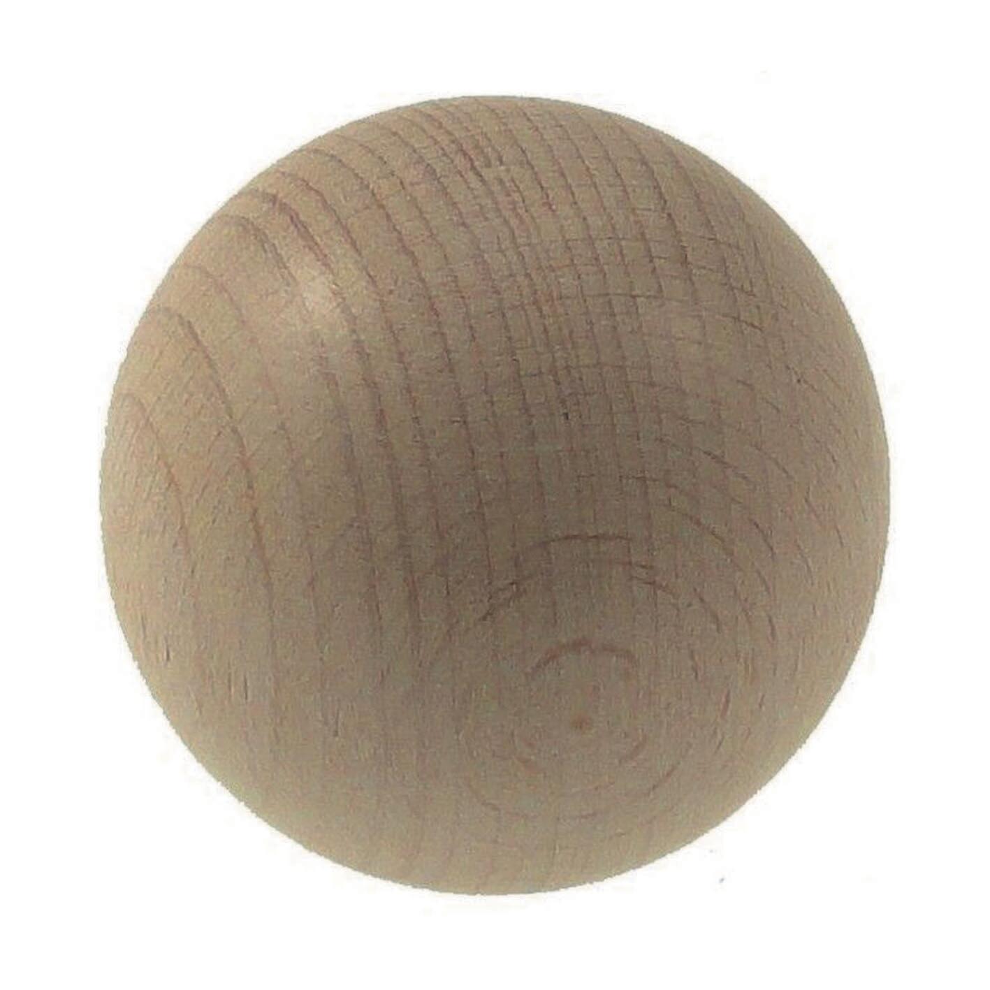 2-1/2 Inch Unfinished Natural Teak Hardwood Balls Para Artesanato E Projetos DIY - Foto 7