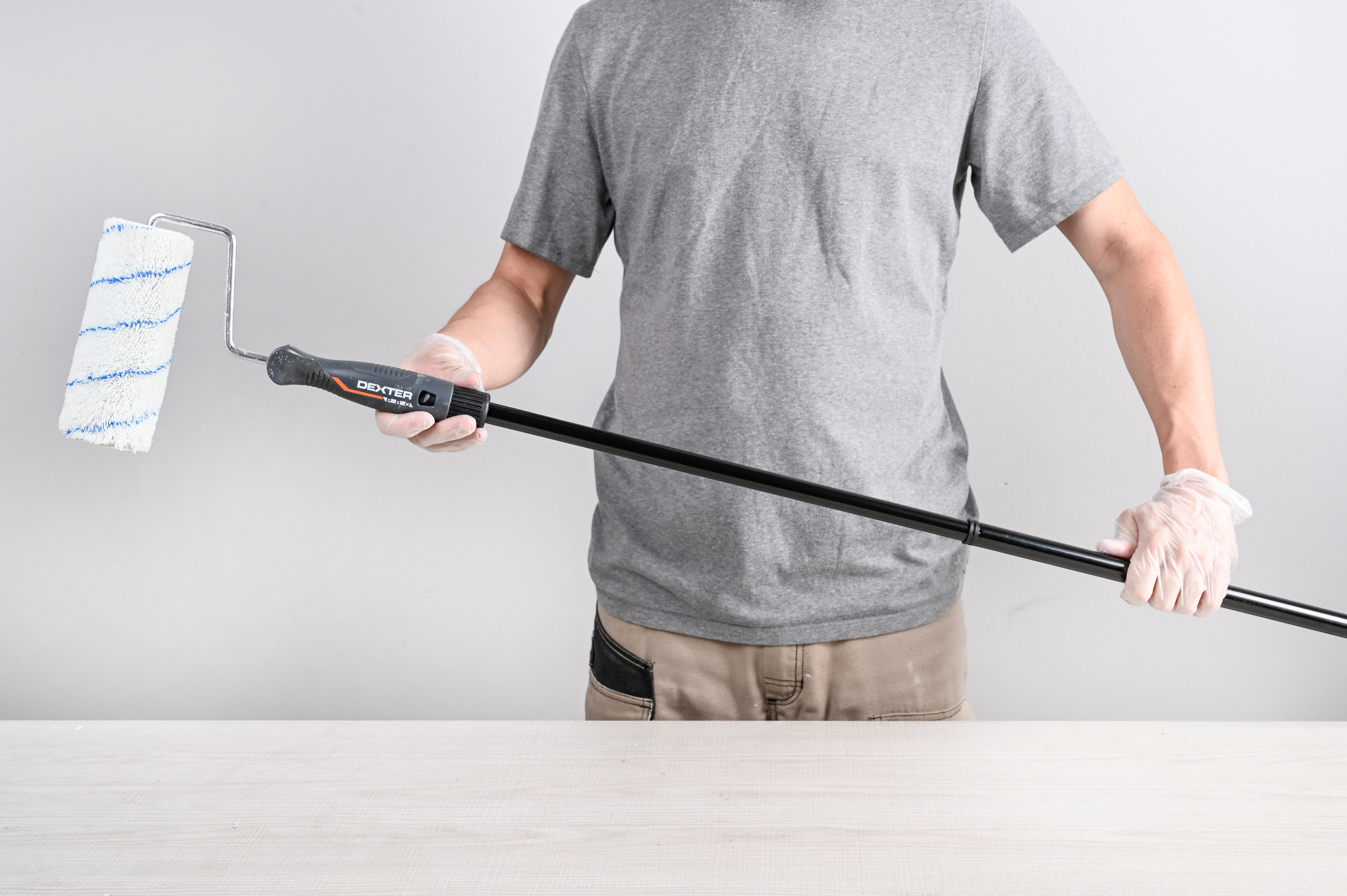 Alargador para pintar de acero desde 112 hasta 200 cm de longitud. Empuñadura ergonómica. Tipo de sujeción encajar. - 7