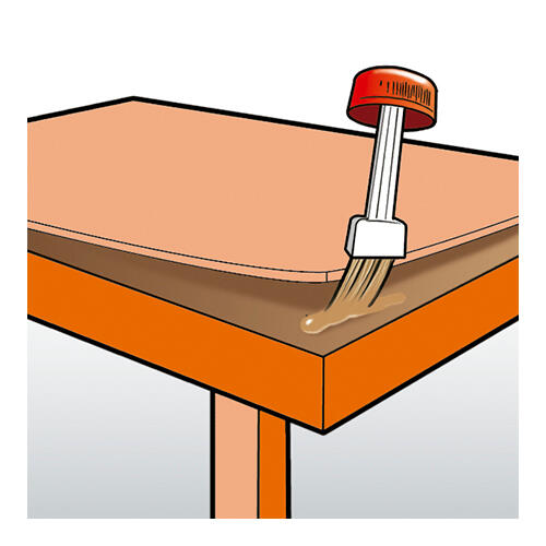 Cola de contacto CEYS 250 ml marrón claro, para cuero, corcho y goma, aplicación con pincel, resiste a las torsiones. Para unir materiales. - 3