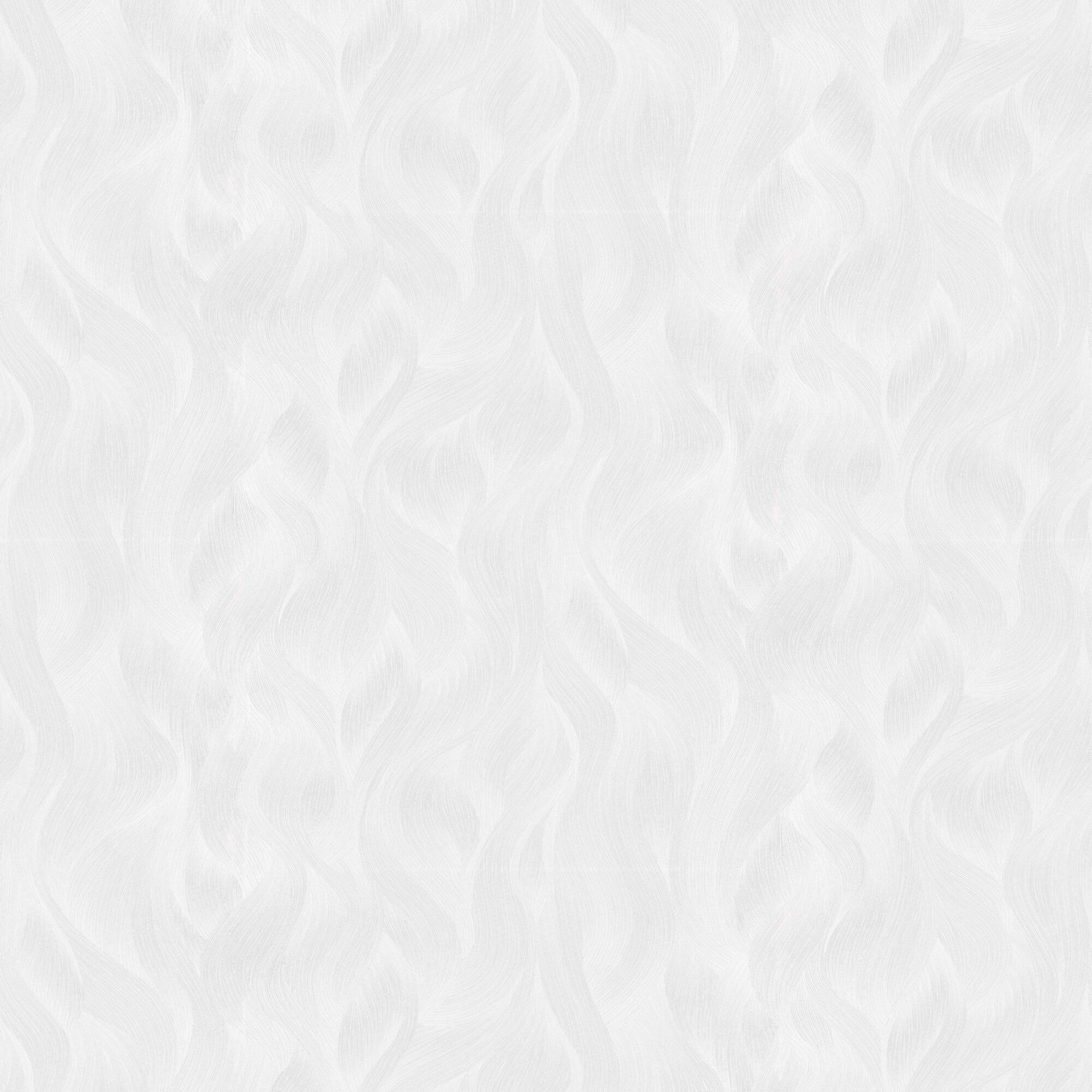 Papel pintado vinilo aplicación cola en pared Geométrico  blanco  ERISMANN 53cmx10m lavable - 3