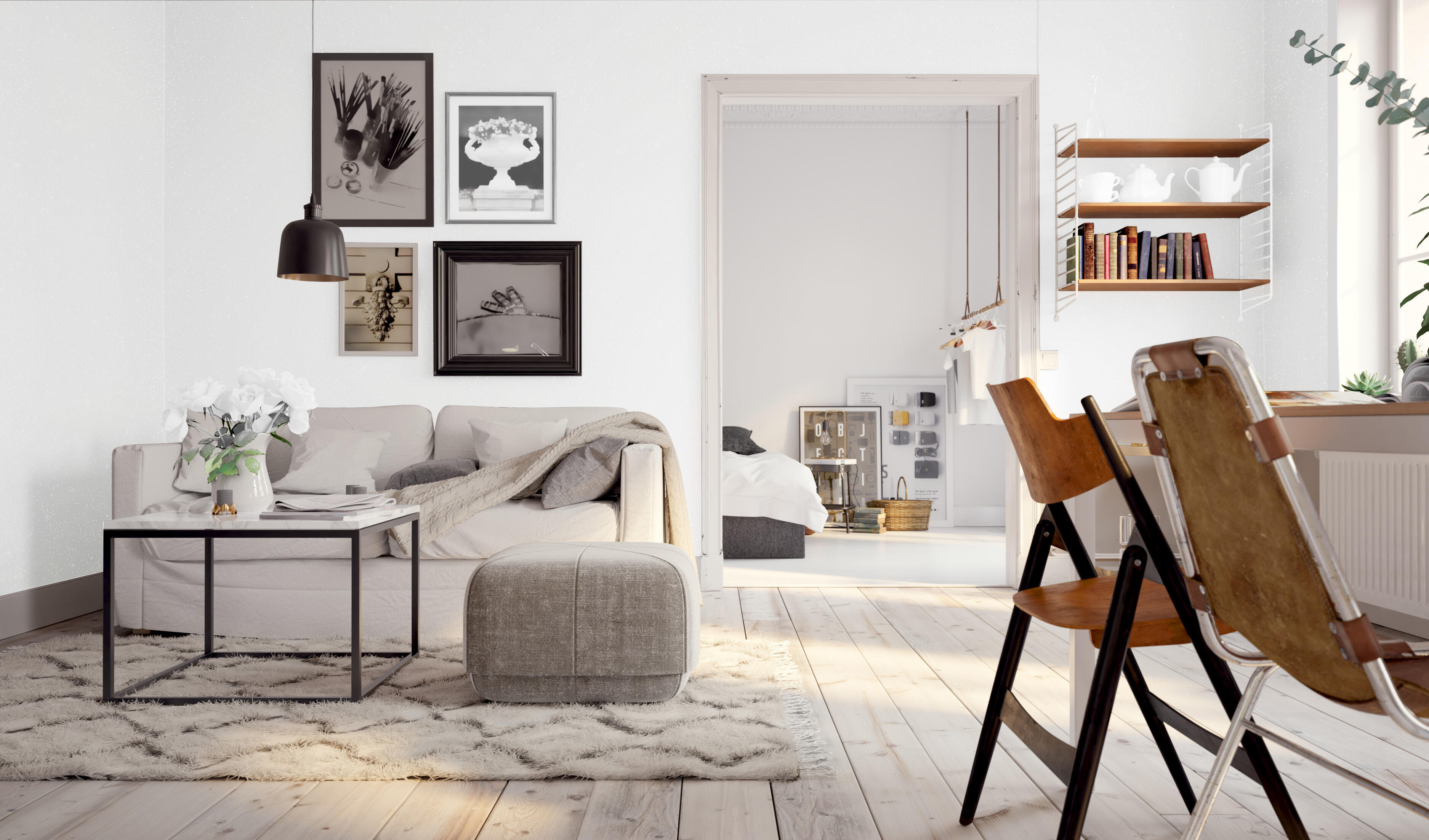 Pittura decorativa Paillett ID effetto paillette bianco bianco 2 l - 2