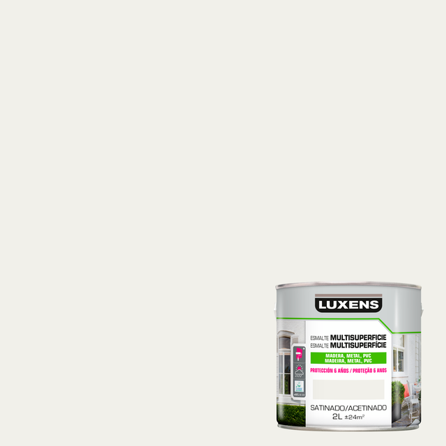 Tinta multisuperfícies LUXENS ACETINADO LUX 2L BRANCO
