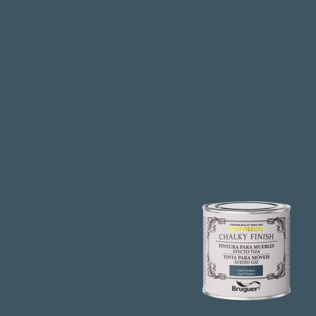 Pintura a la tiza CHALKY FINISH RUST-OLEUM 125 ml azul oceano