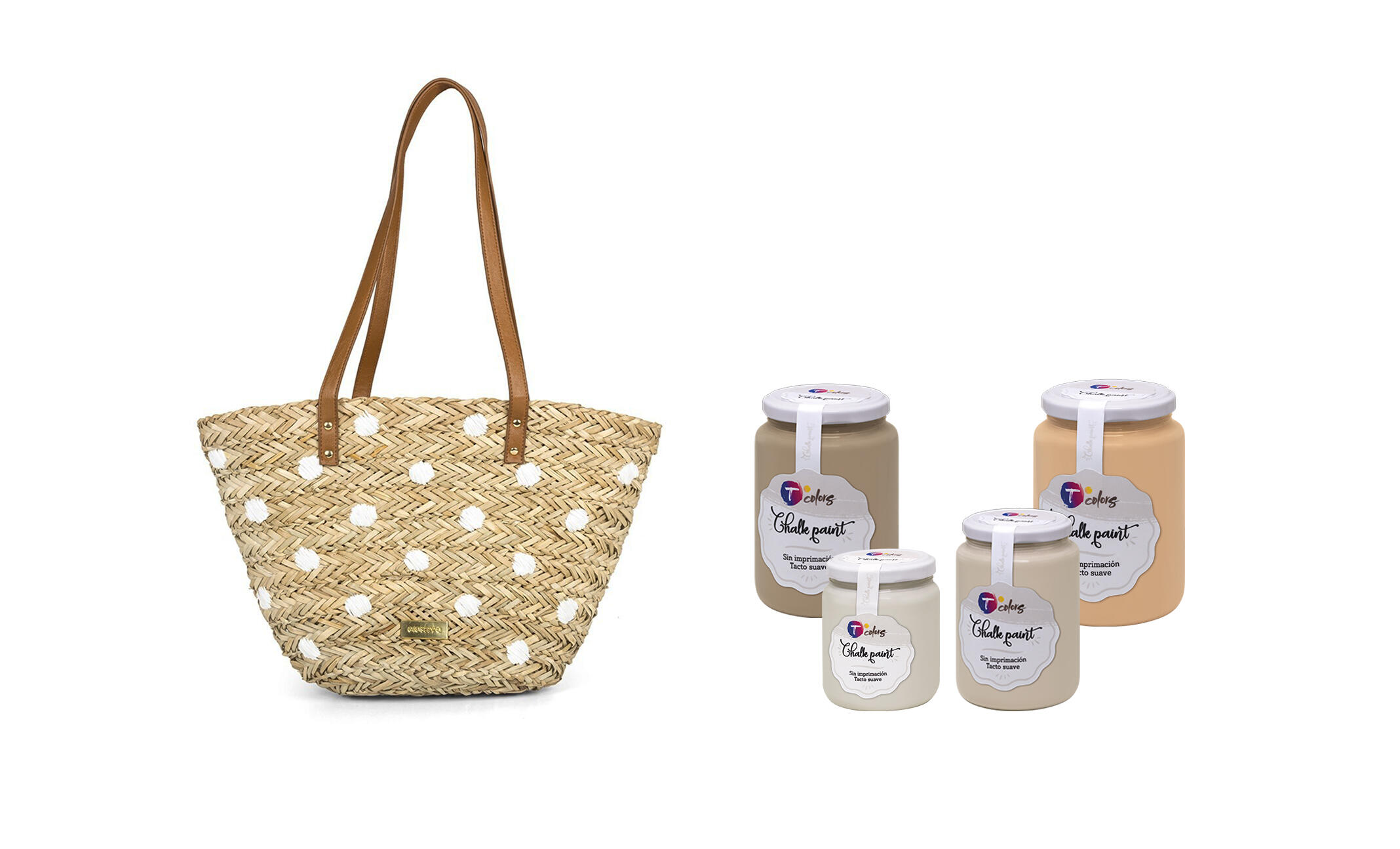 Pintura efecto tiza TCOLORS 175ml marrón piedra - 9