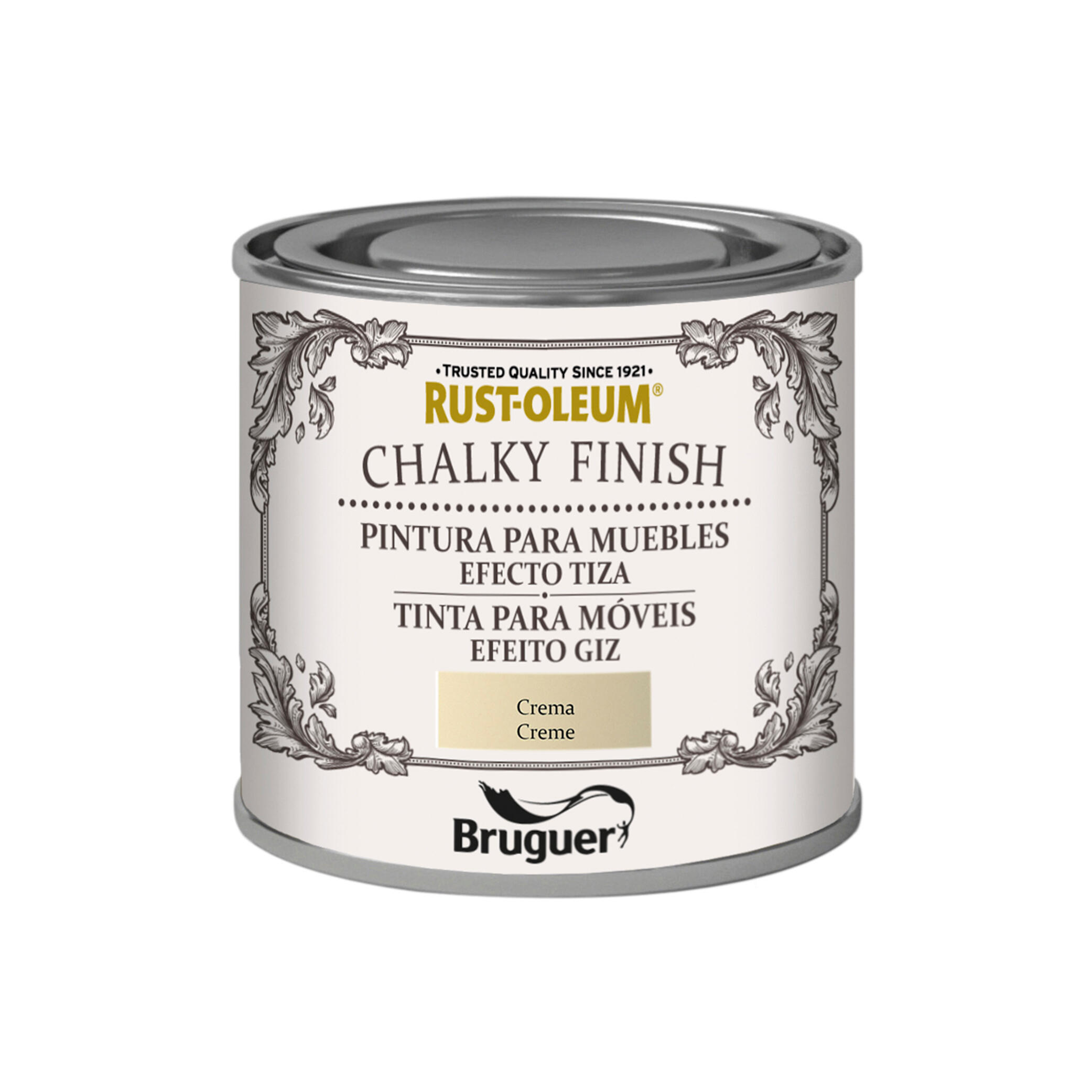 Pintura a la tiza CHALKY FINISH RUST-OLEUM 125 ml crema - 2