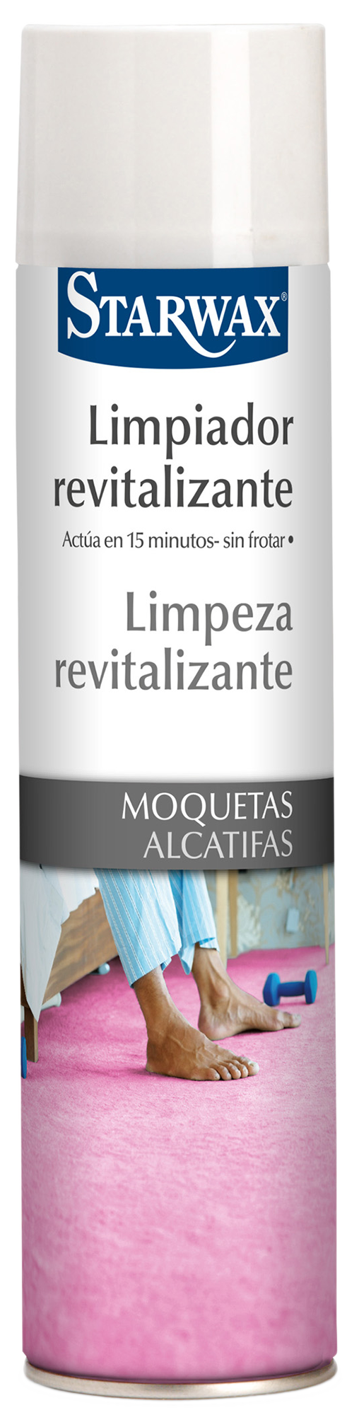 Limpa revitalizante tapetes e alcatifas spray STARWAX 600ML